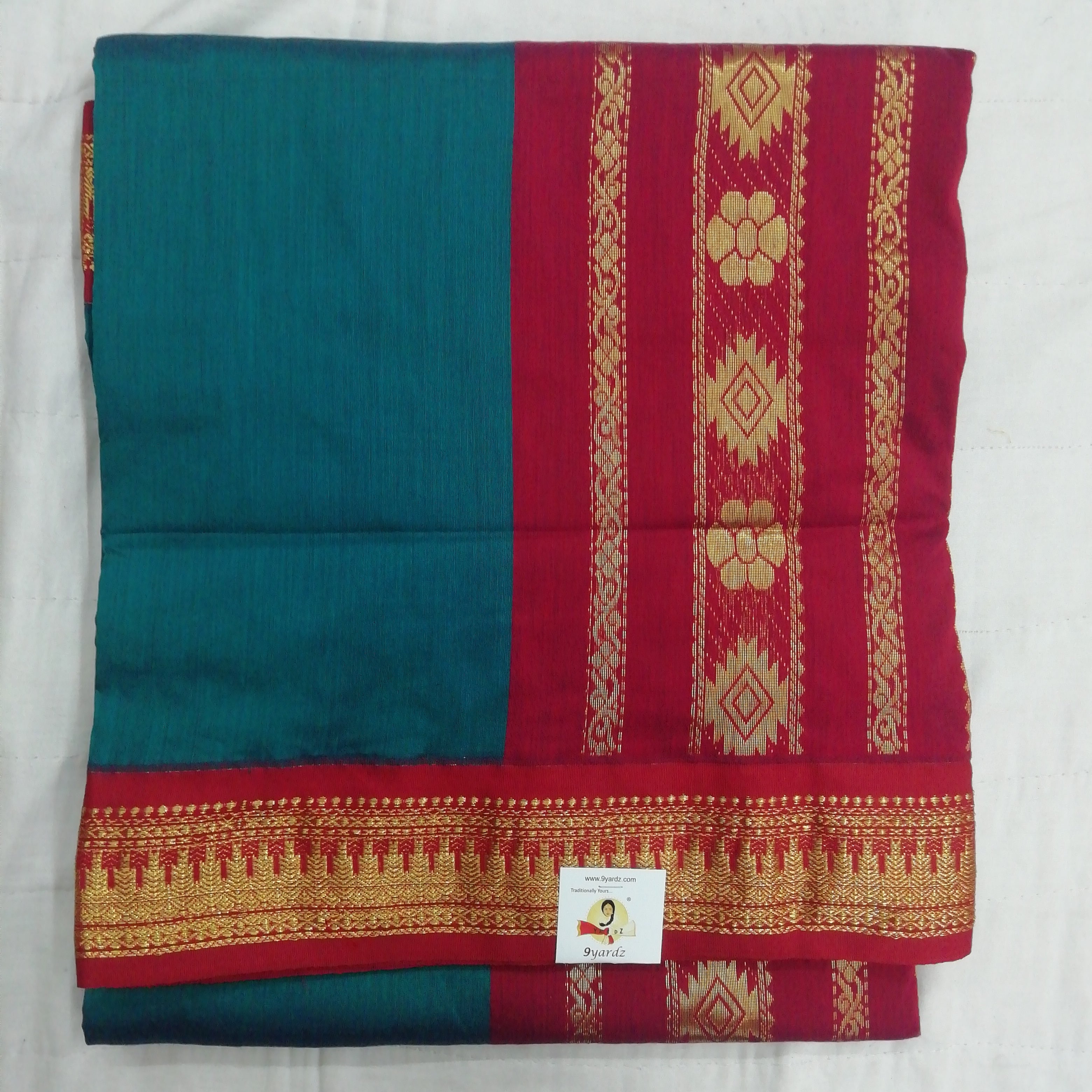 Kalyani Cotton 9 metres/ 10 yards approx madisar