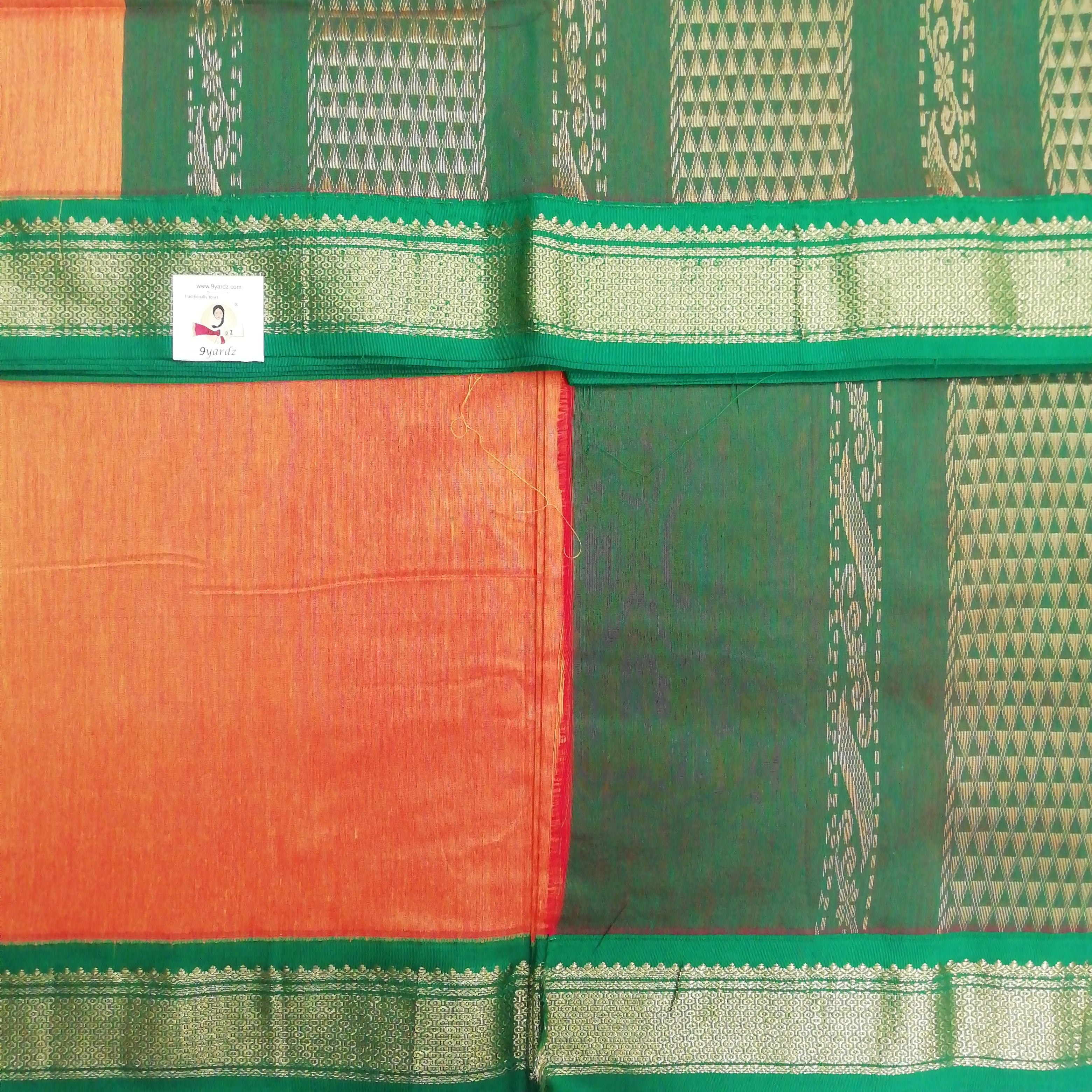 Kalyani Cotton 9 metres/ 10 yards approx madisar