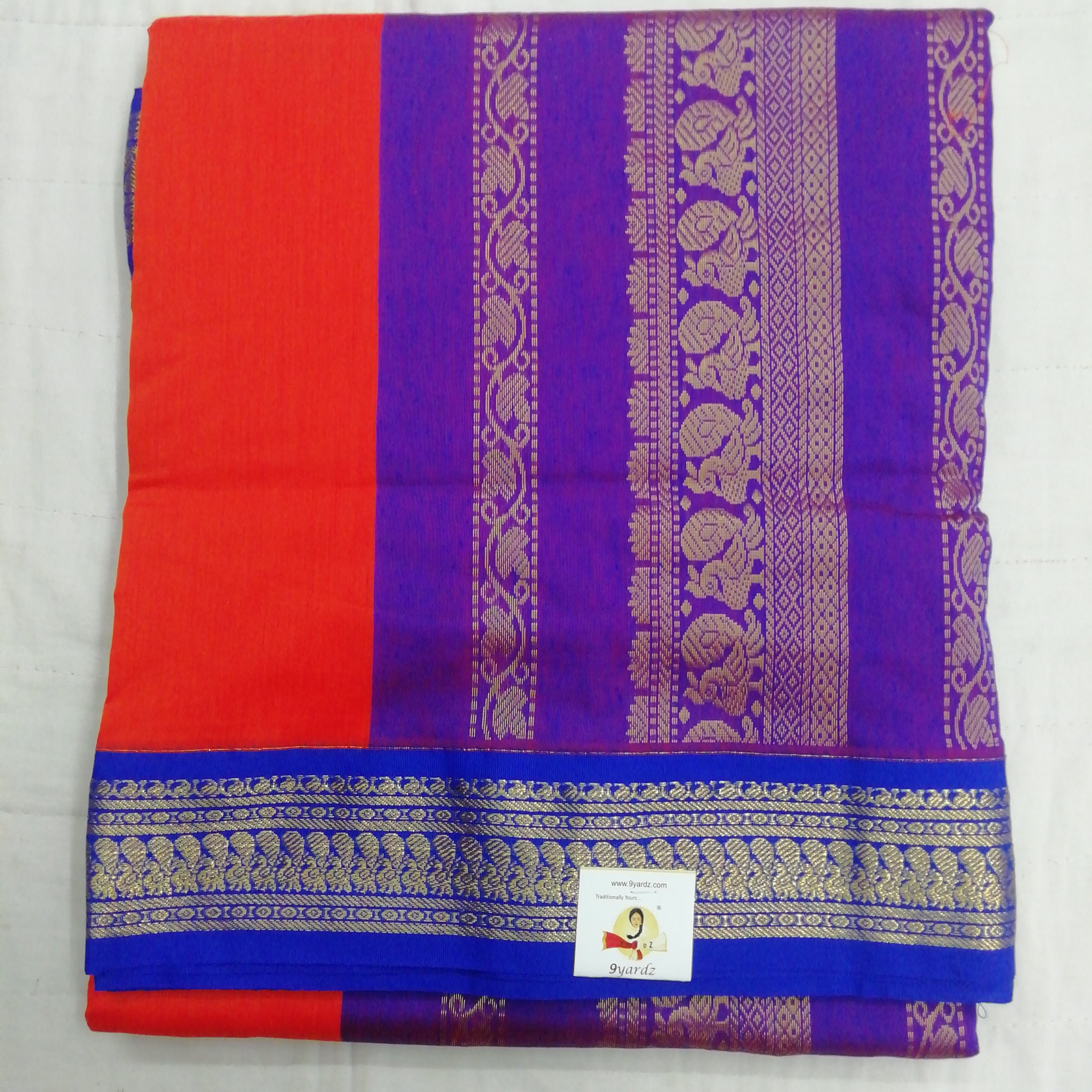 Kalyani Cotton 9 metres/ 10 yards approx madisar