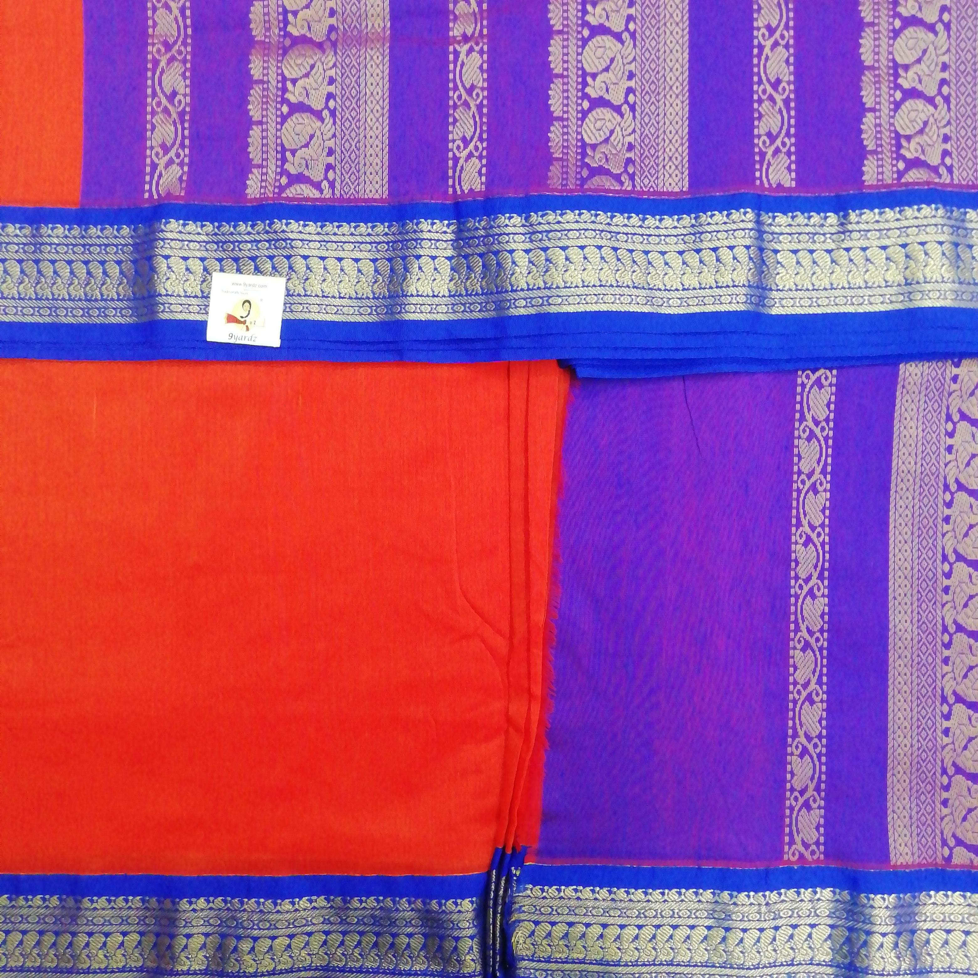 Kalyani Cotton 9 metres/ 10 yards approx madisar