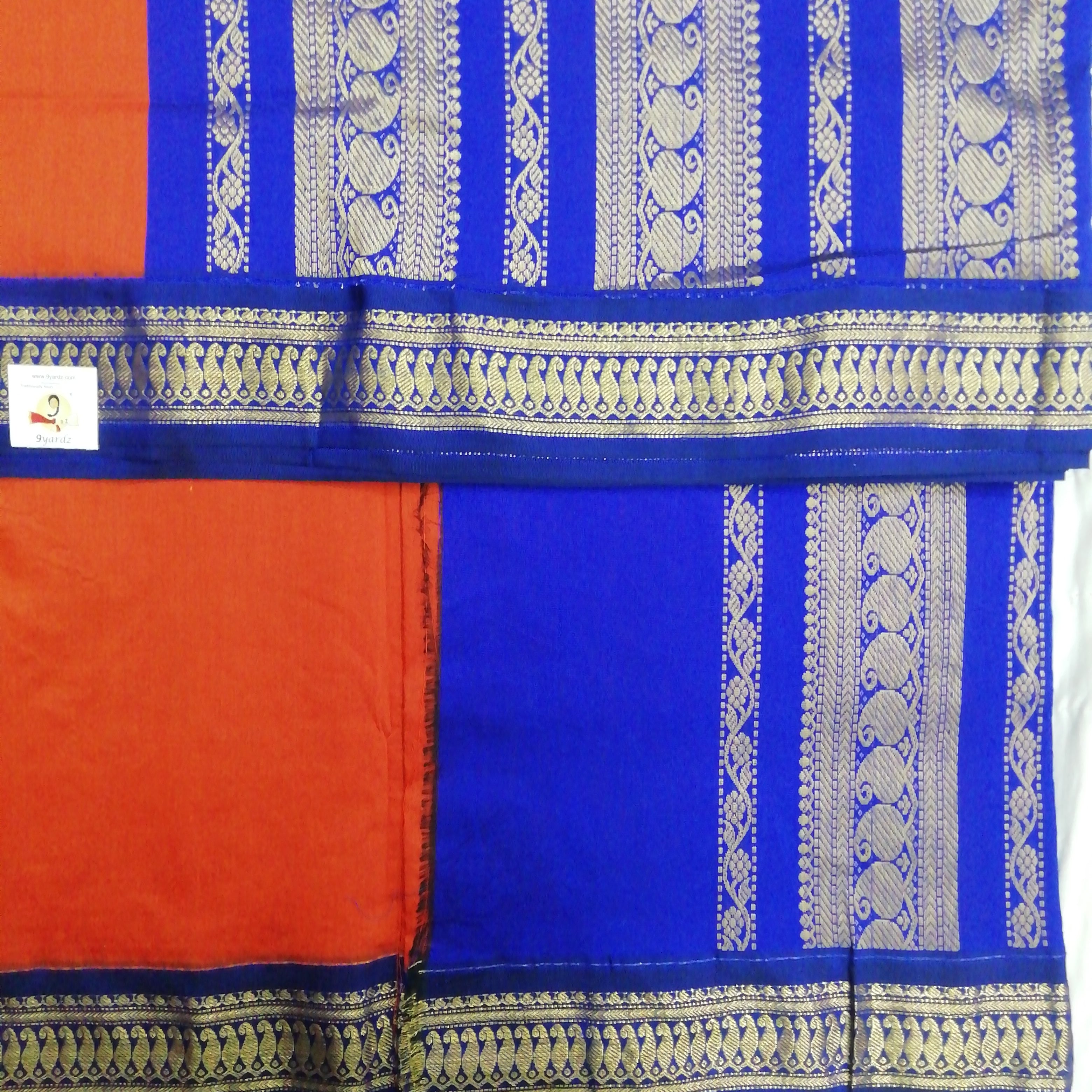 Kalyani Cotton 9 metres/ 10 yards approx madisar