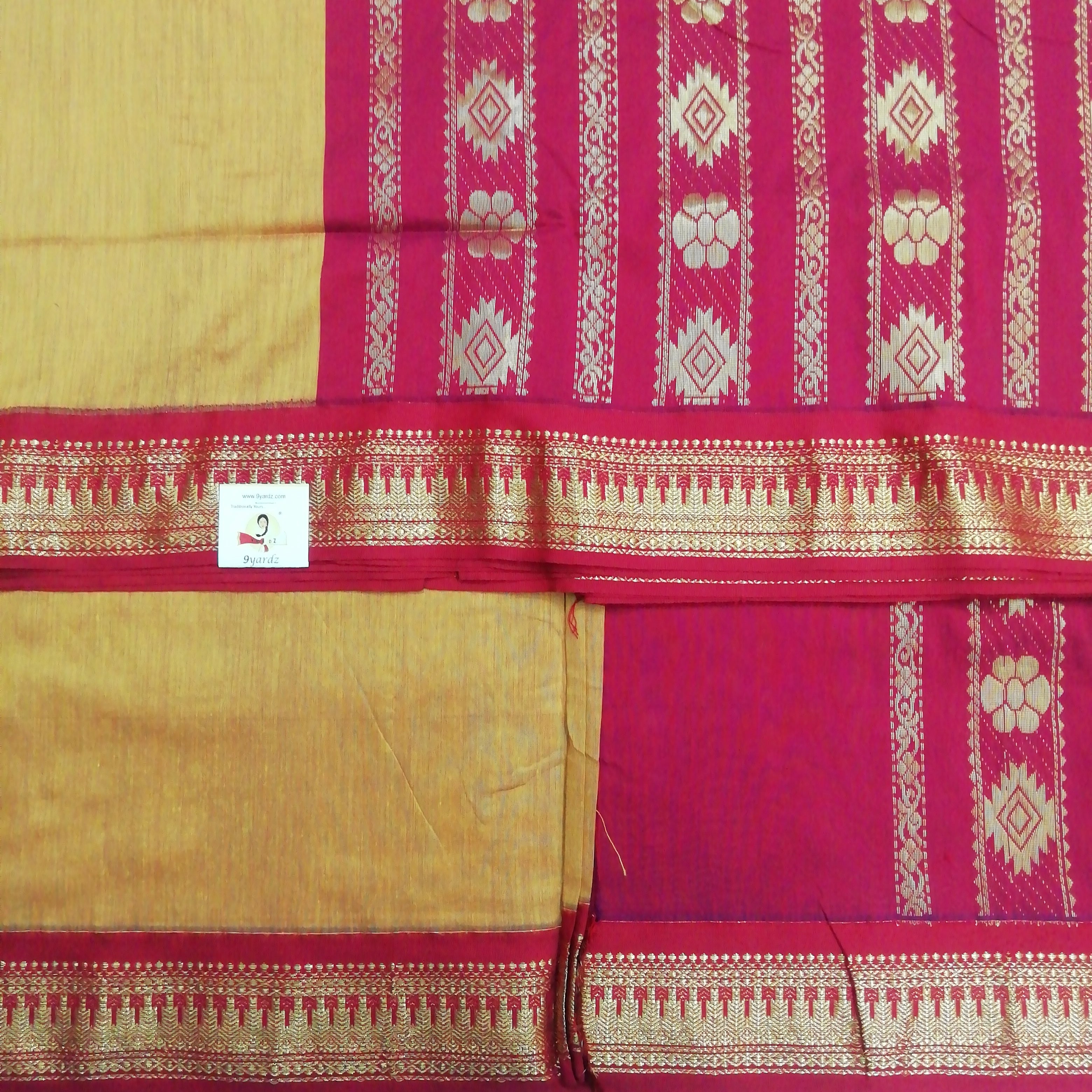 Kalyani Cotton 9 metres/ 10 yards approx madisar