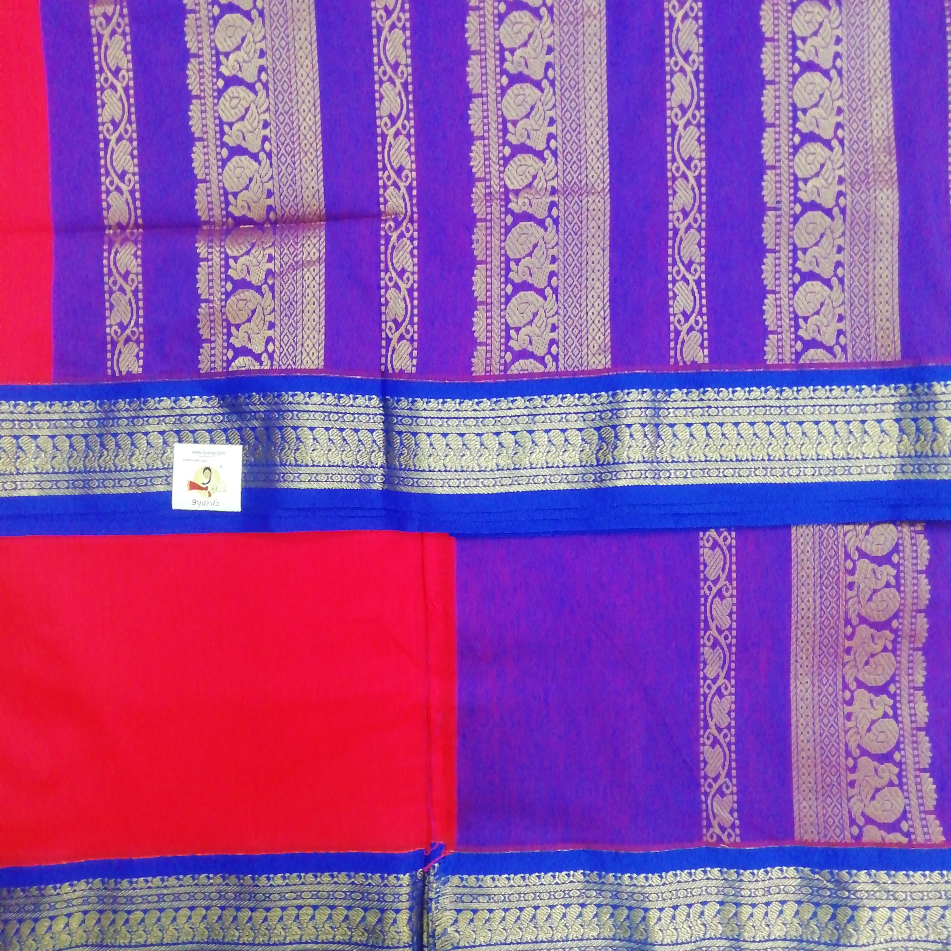 Kalyani Cotton 9 metres/ 10 yards approx Madisar