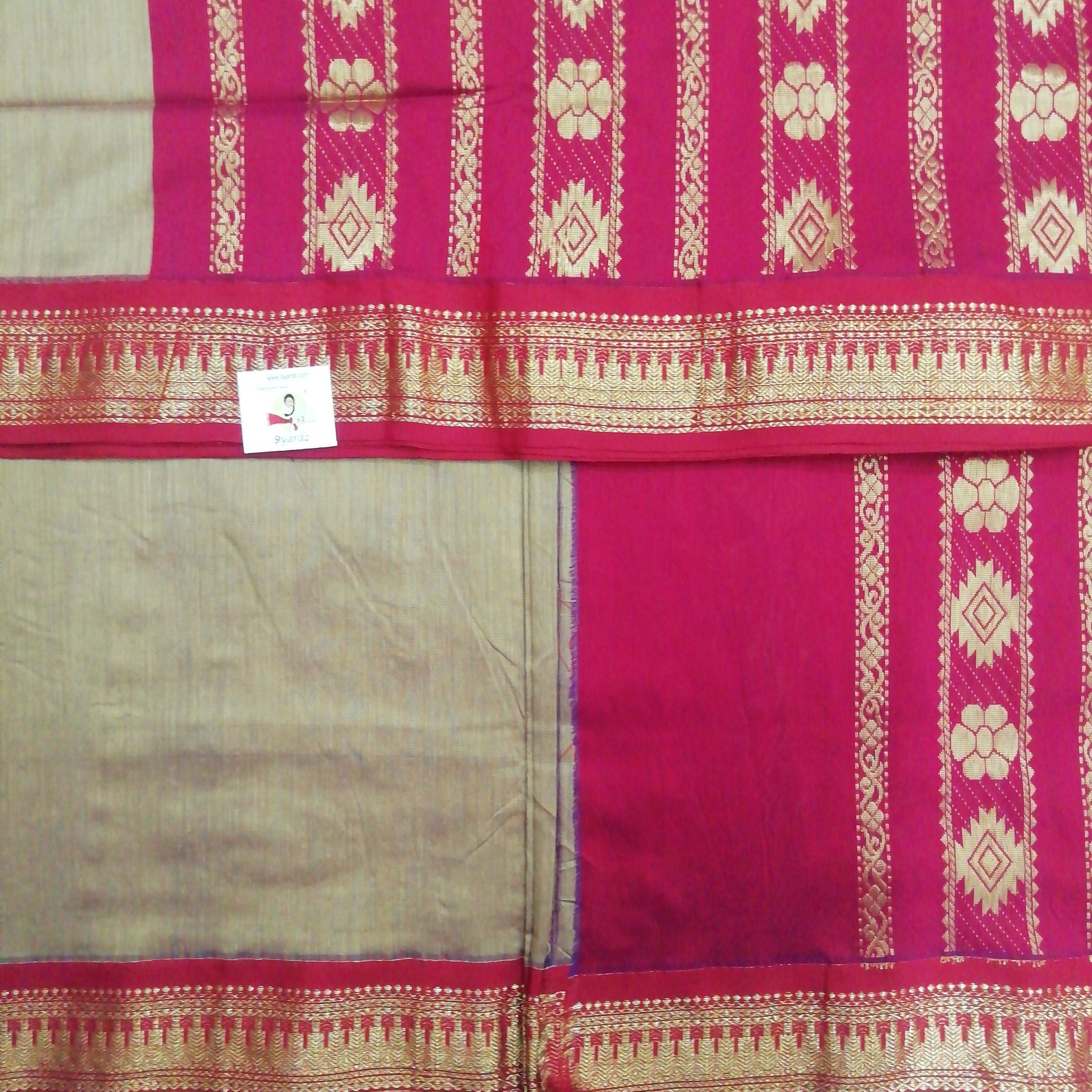 Kalyani Cotton 9 metres/ 10 yards approx Madisar