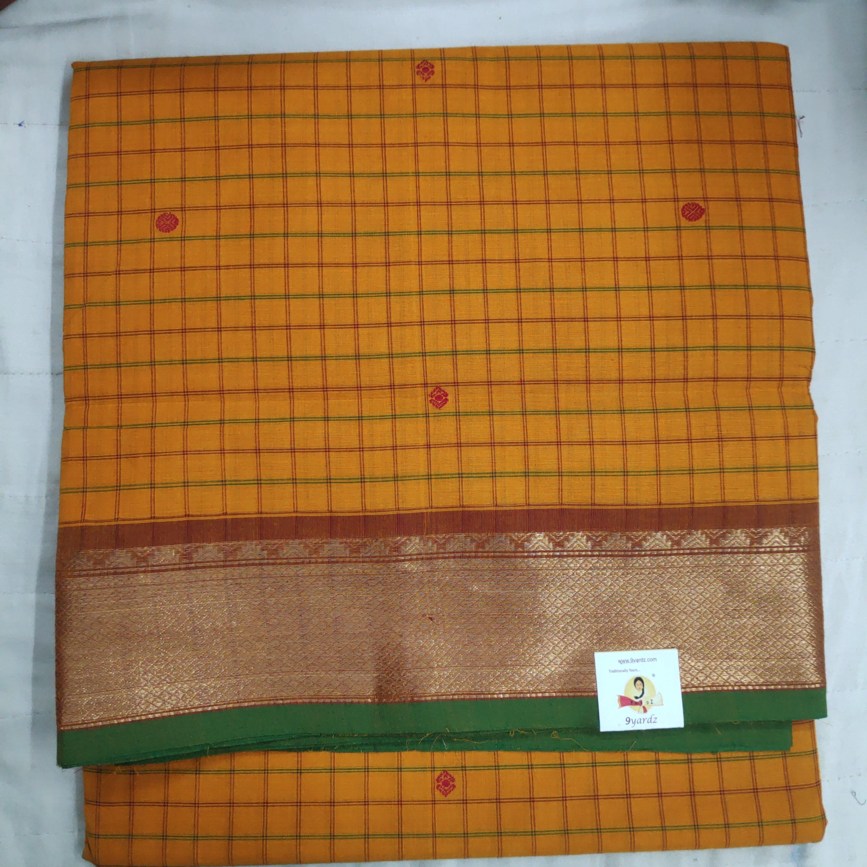 Chettinadu / Karaikudi cotton 10 yards madisar
