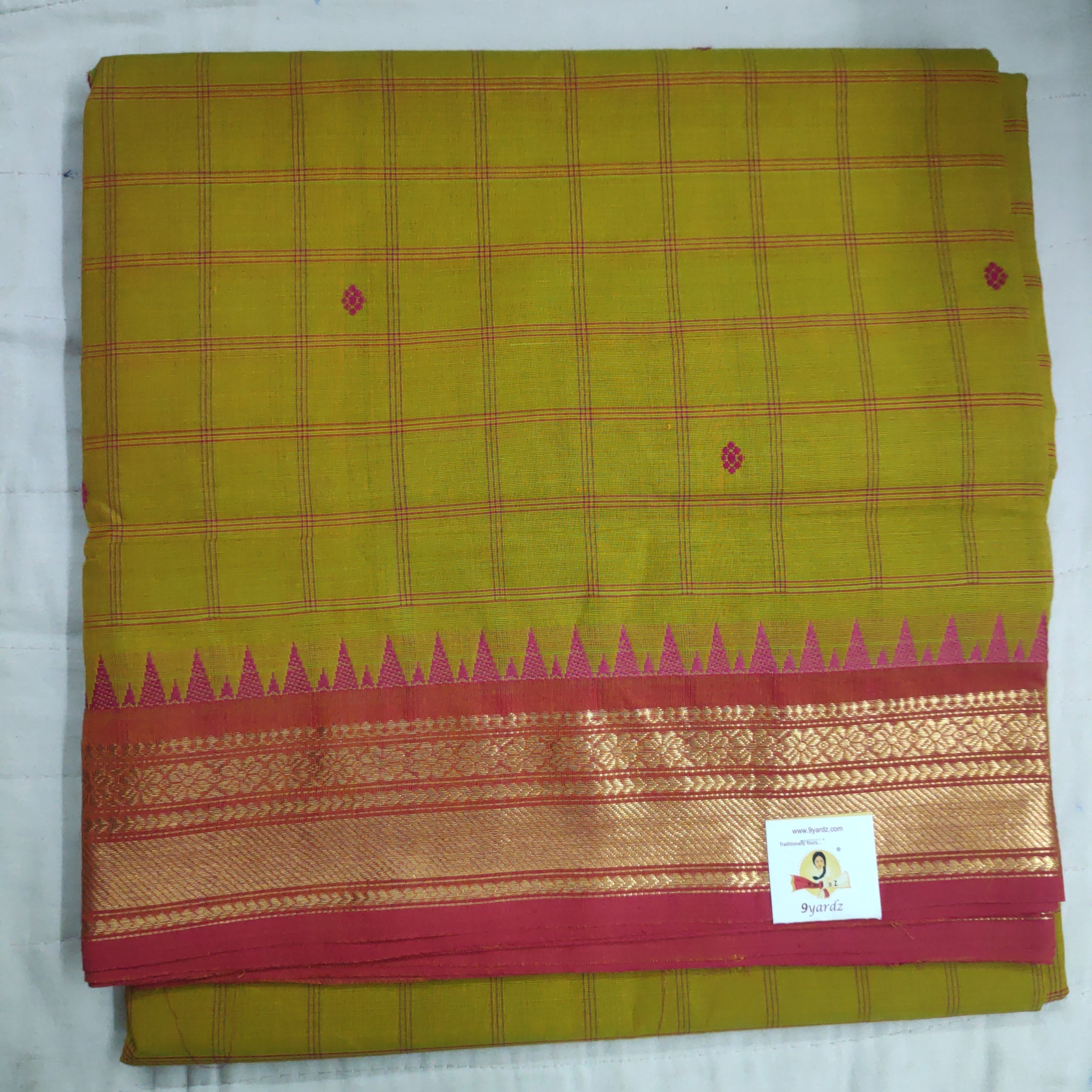 Chettinadu / Karaikudi cotton 10 yards madisar