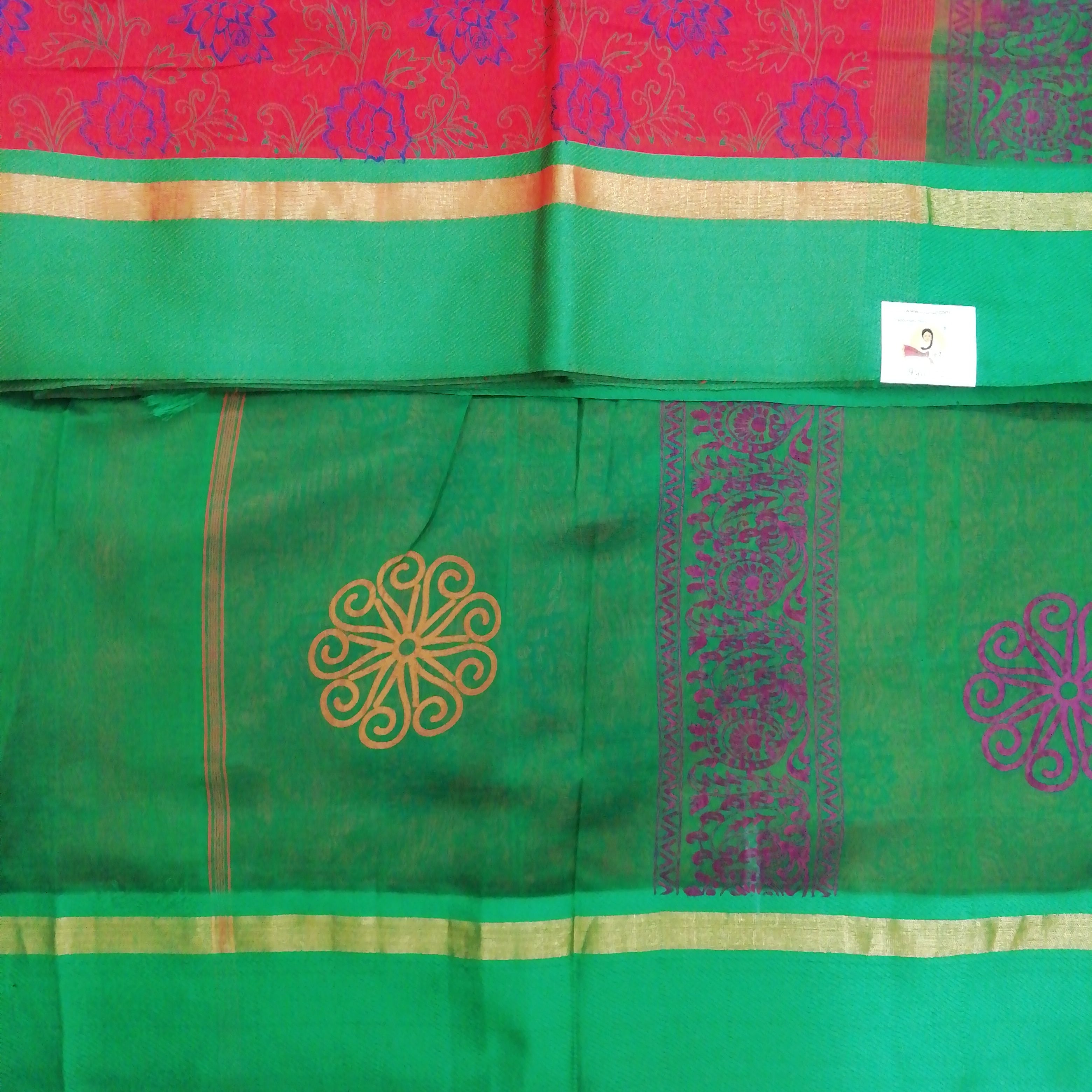 Pure silk cotton, printed -10 yards madisar