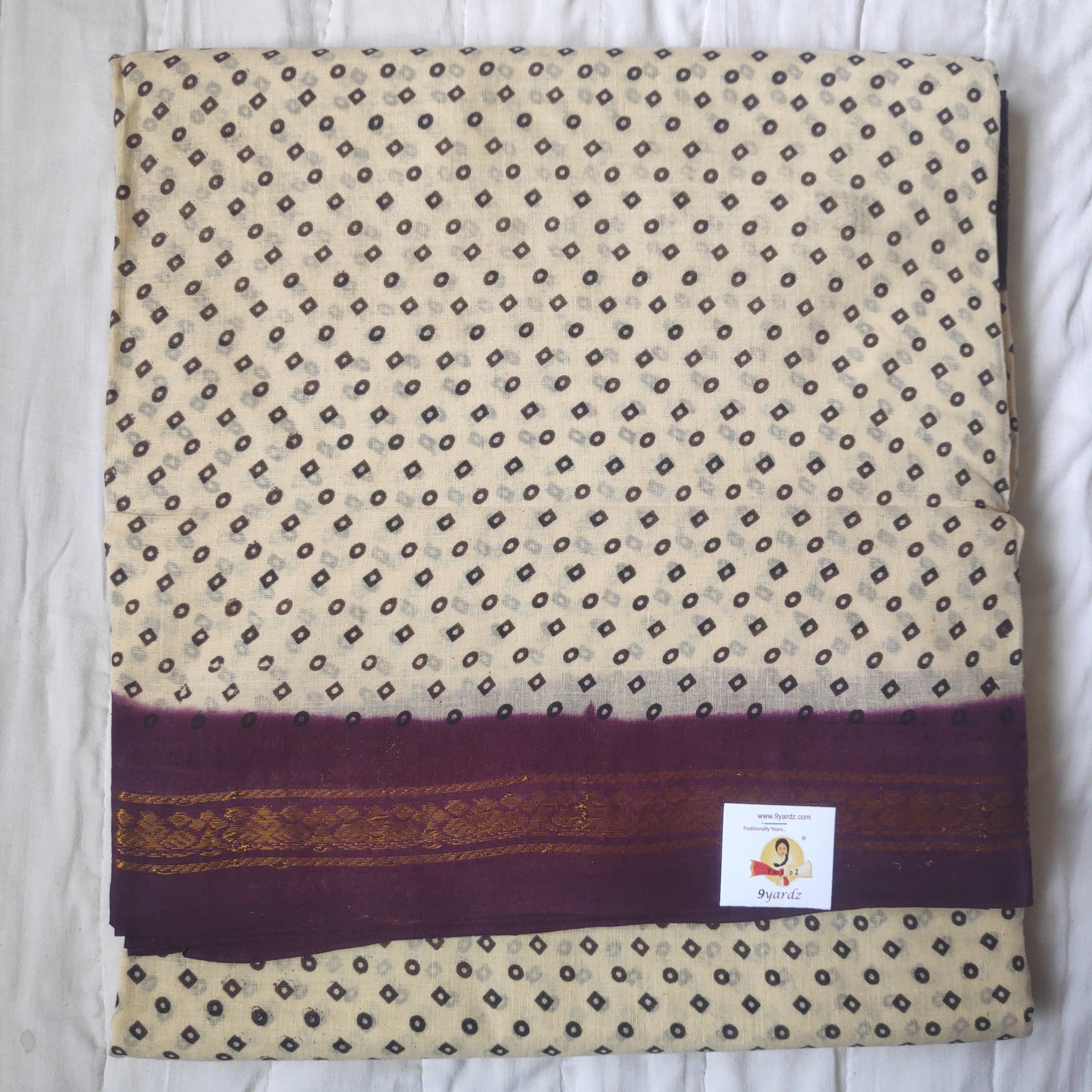 Sungudi cotton 12 yardz