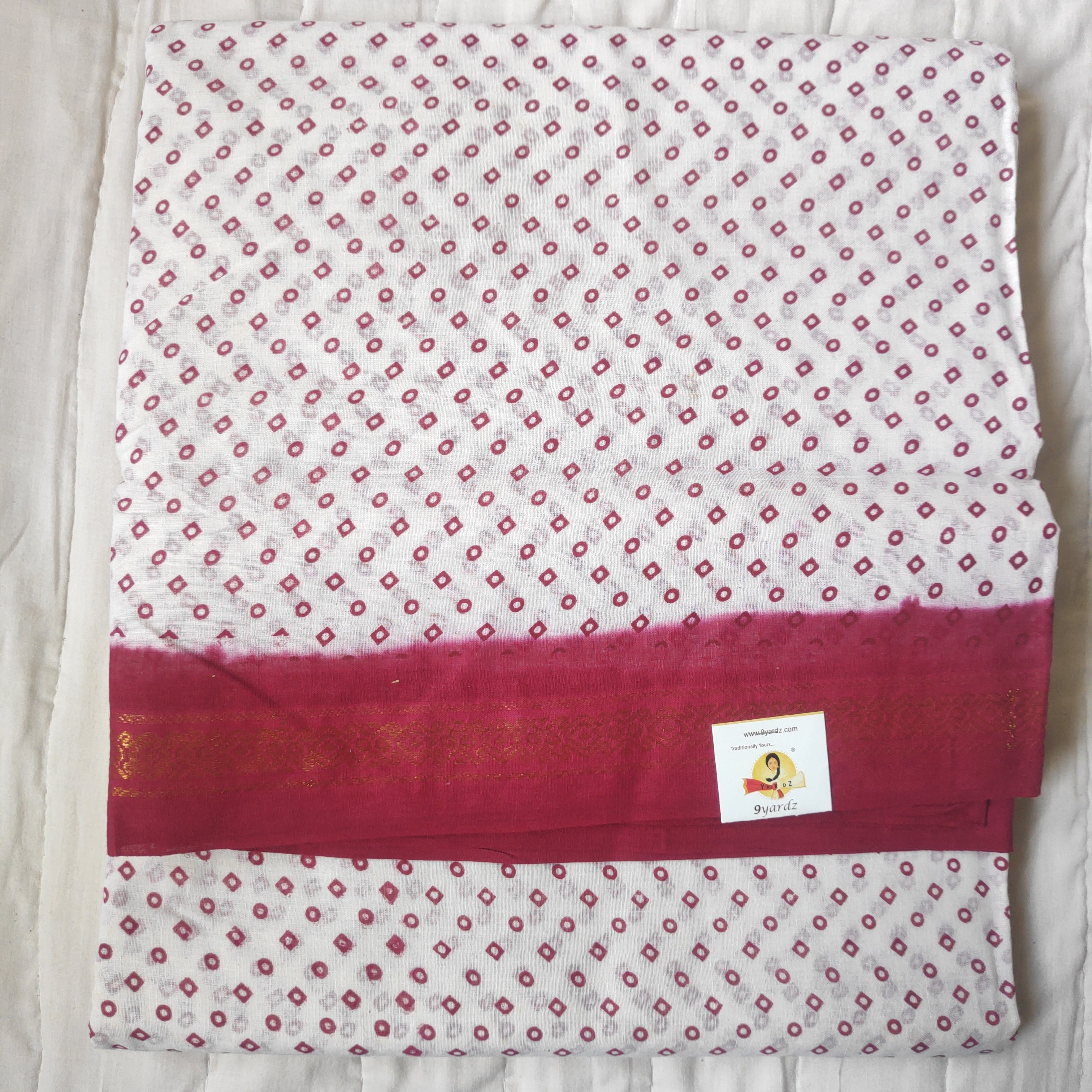 Sungudi cotton 12 yardz