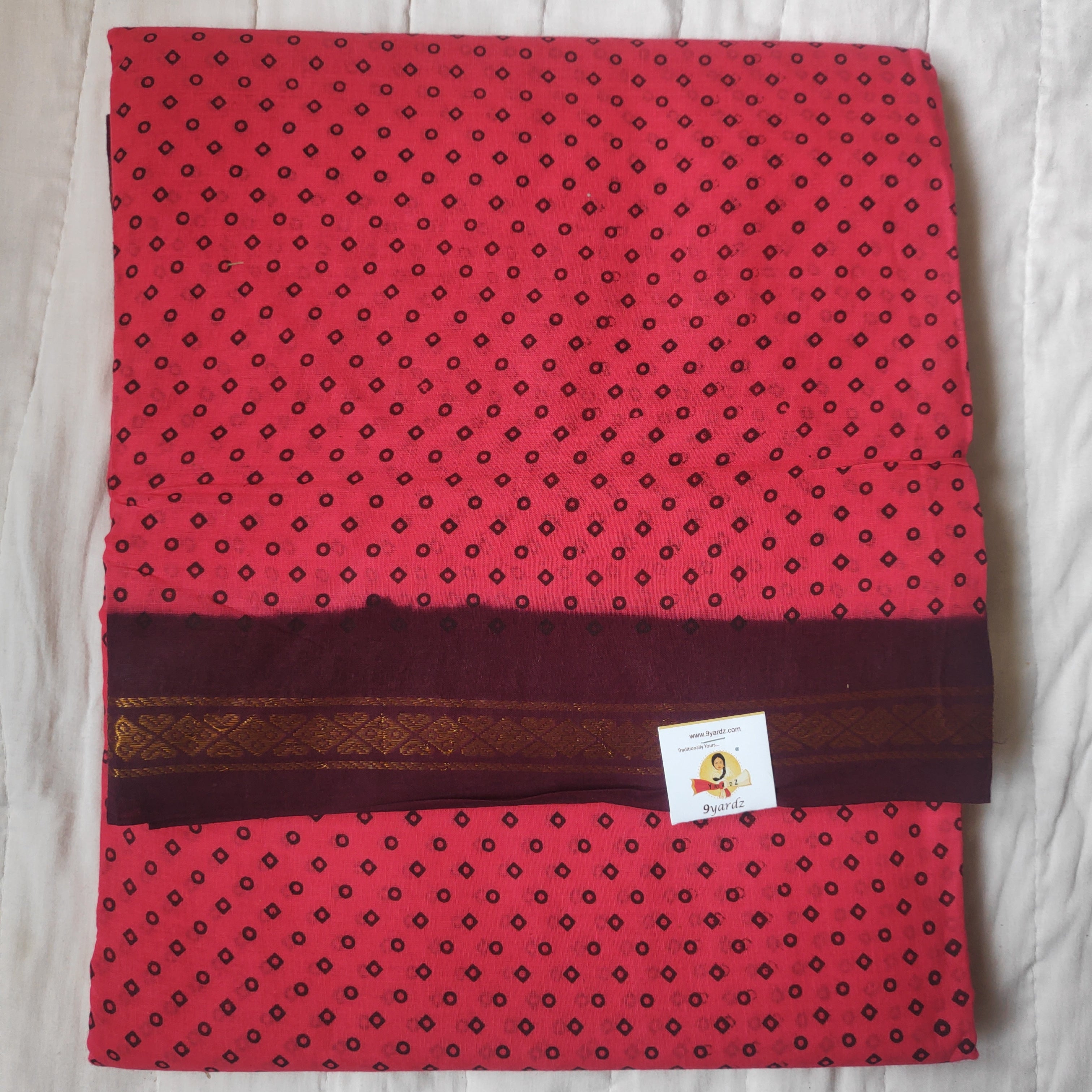Sungudi cotton 12 yardz