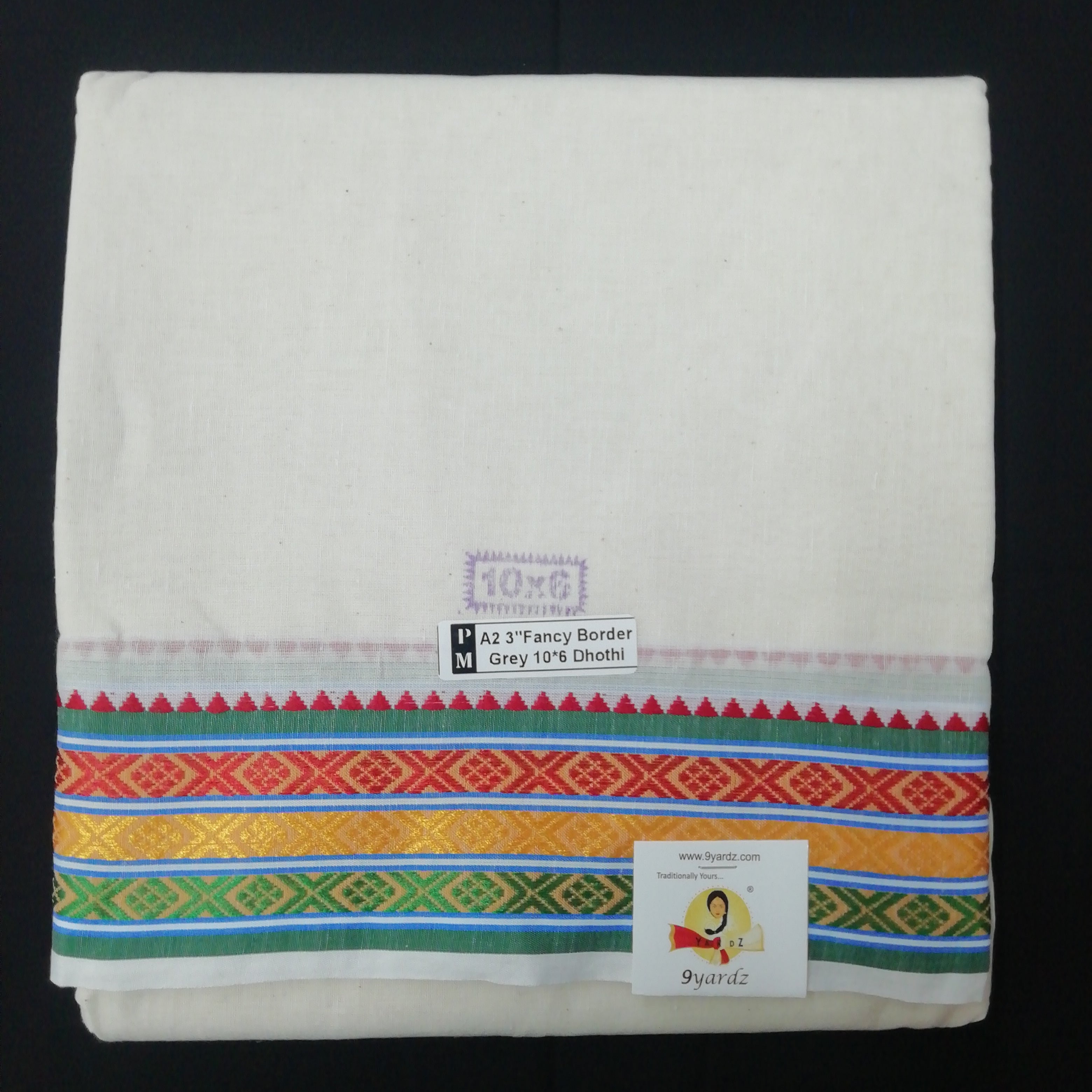 Nagari Cotton Dhothi 10*6