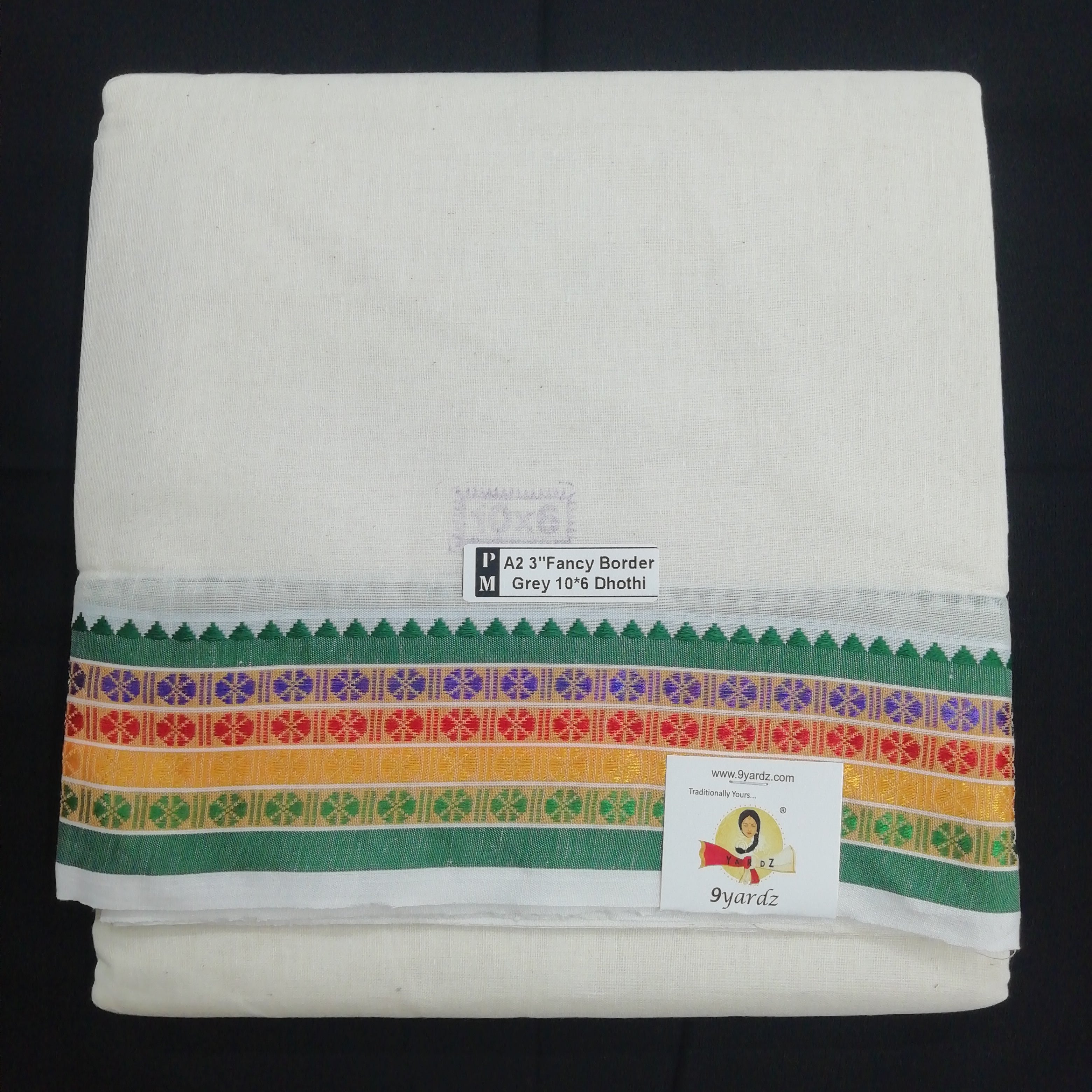 Nagari Cotton Dhothi 10*6