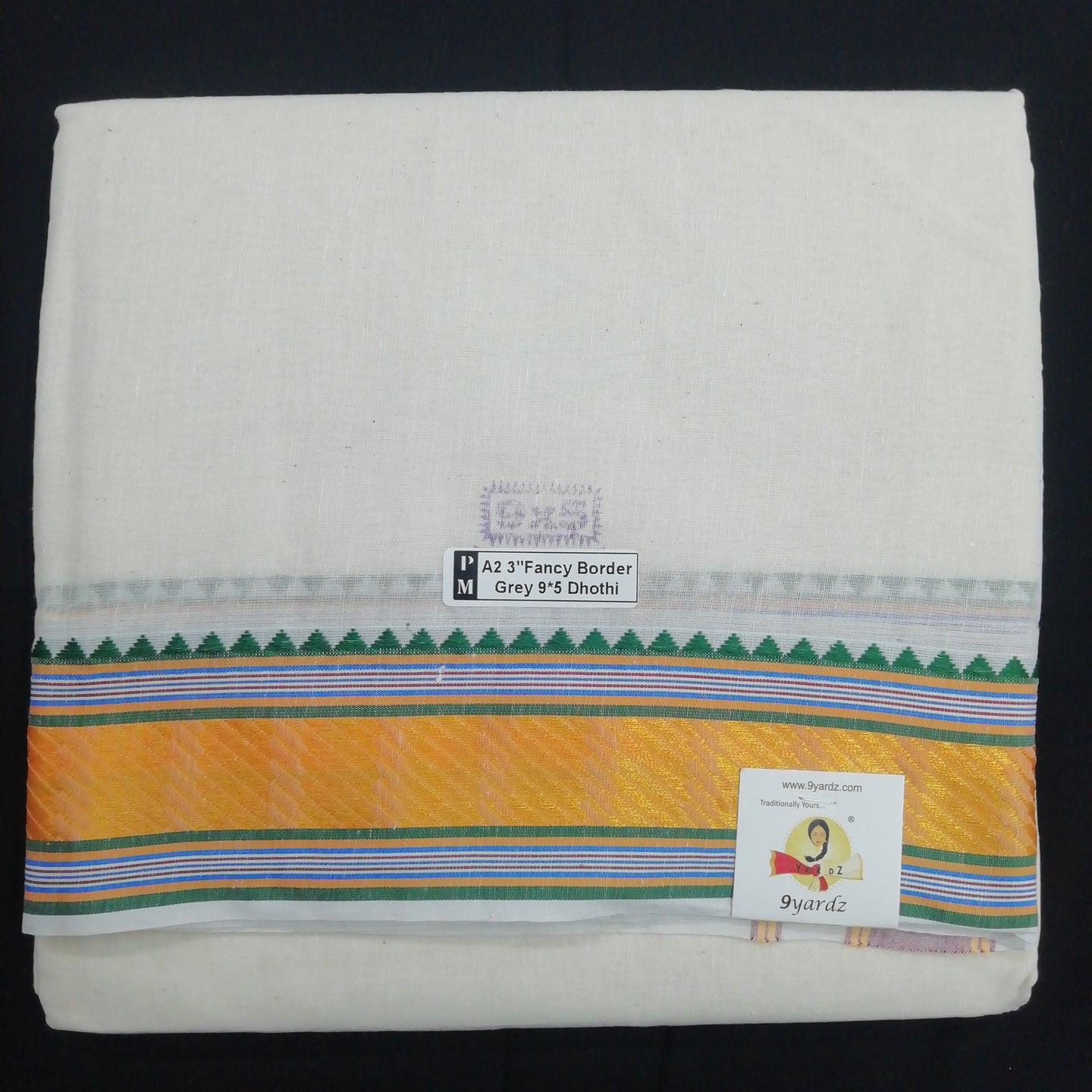 Nagari Cotton dhoti 9*6 Dhoti