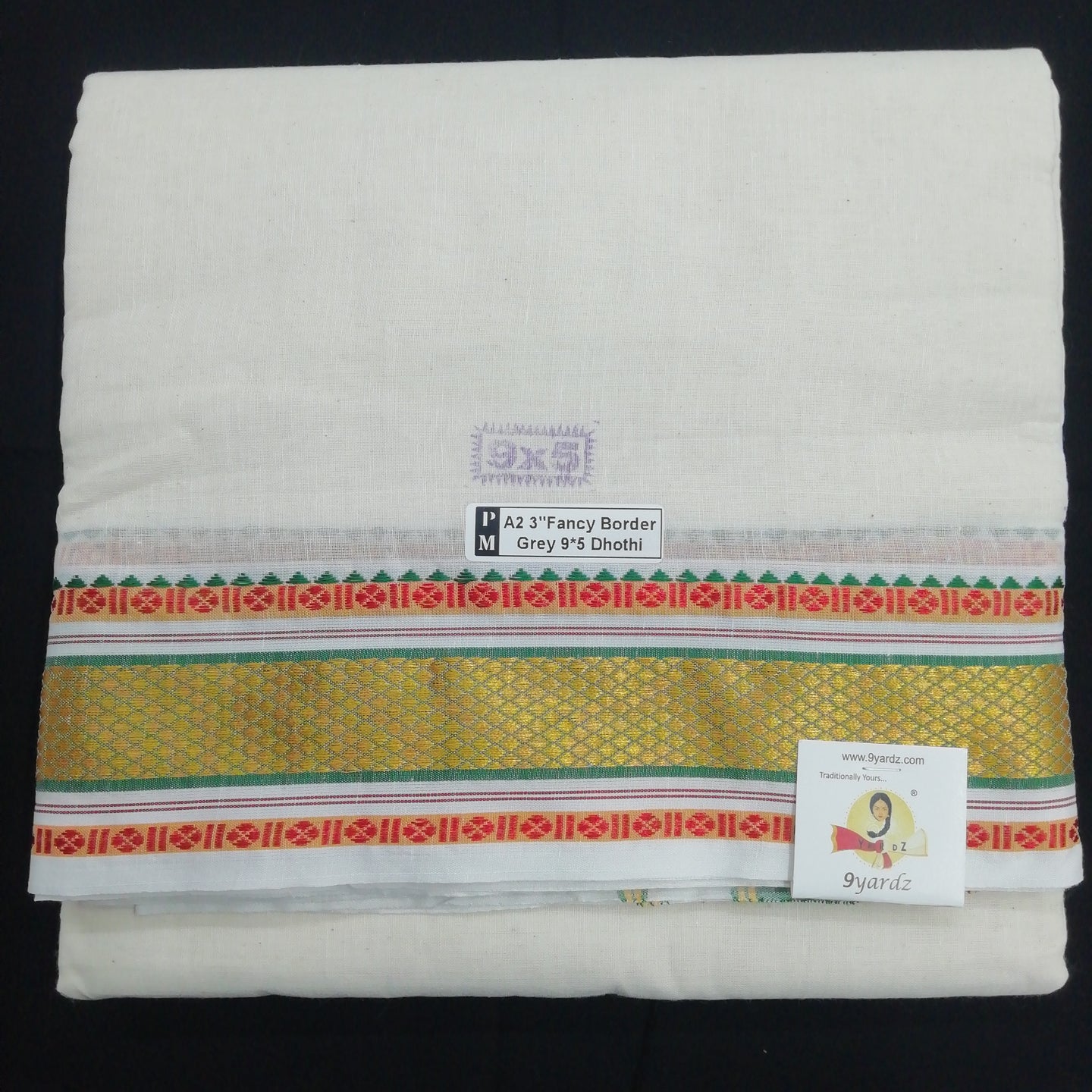 Nagari Cotton dhoti 9*6 Dhoti