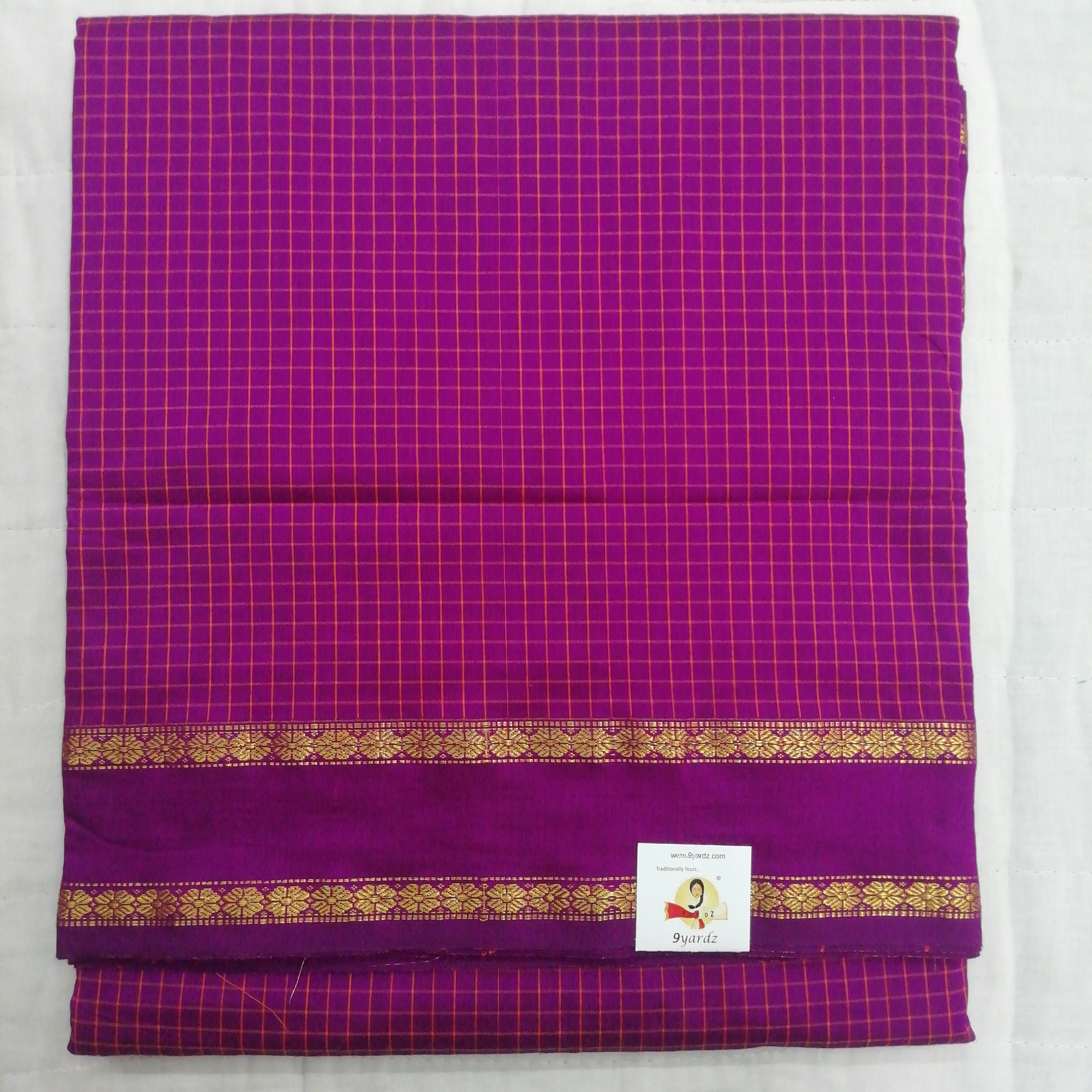 Kalyani Cotton checked  9.7 yards