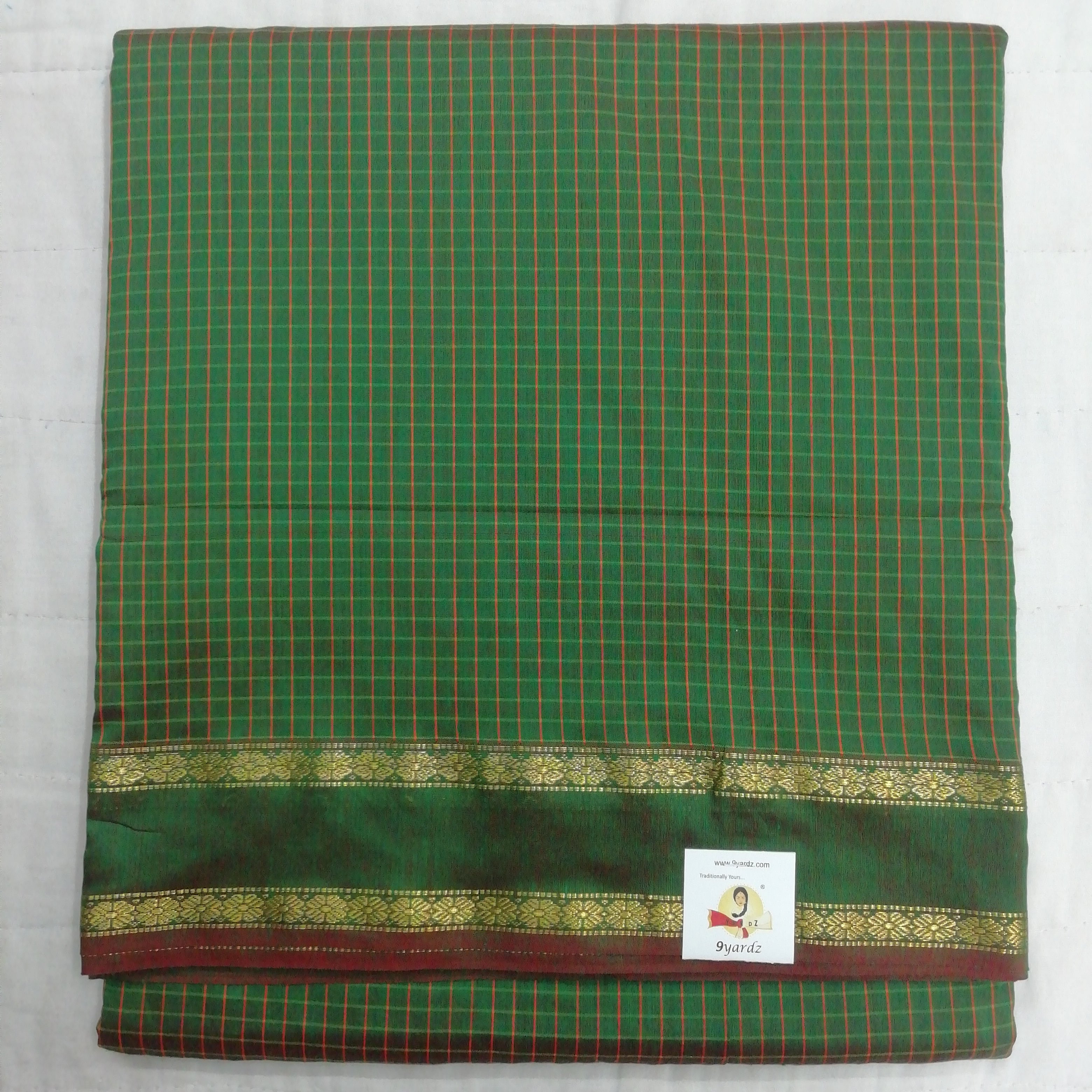 Kalyani Cotton checked  10 yards