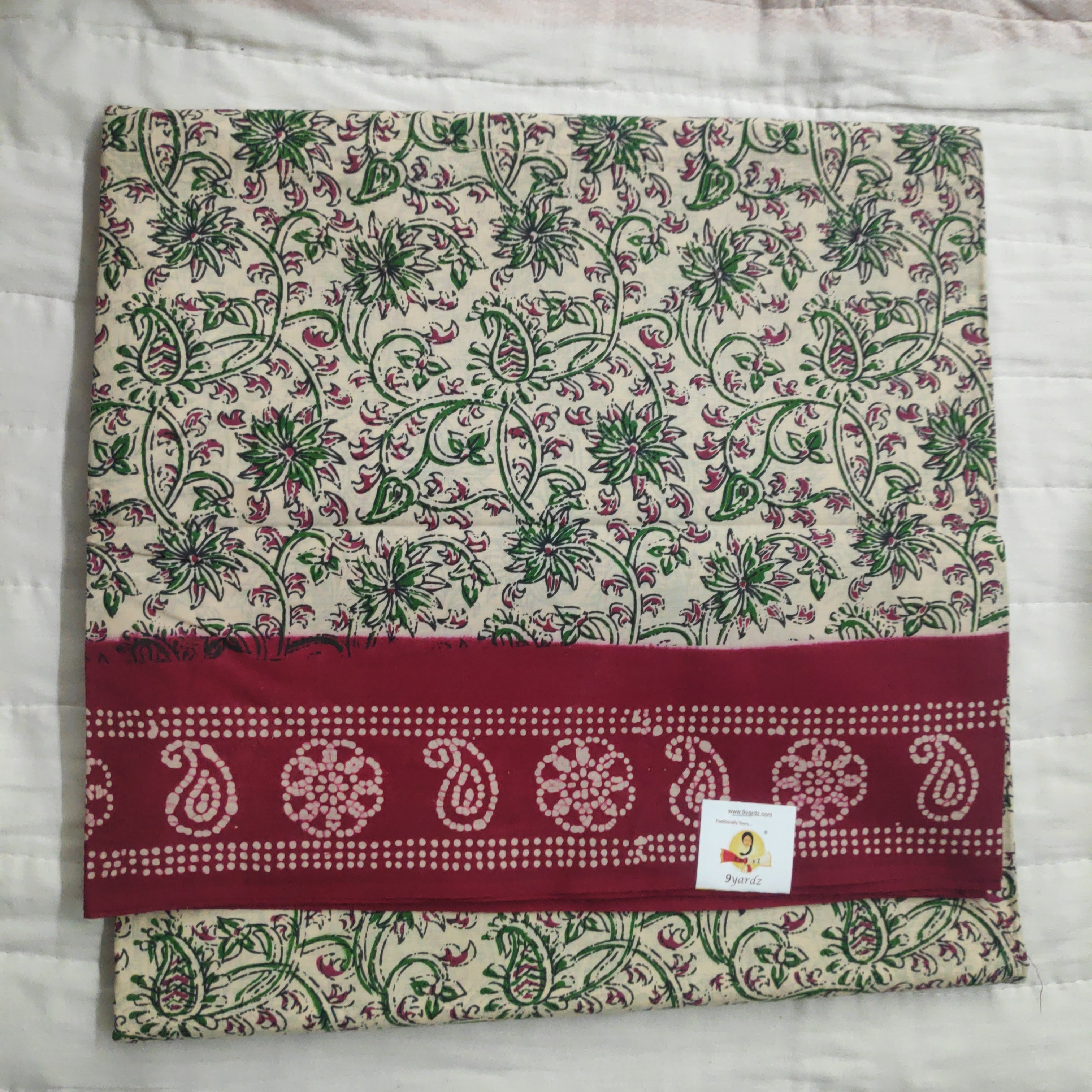 Colour Kalamkari Design- 10.5 yards
