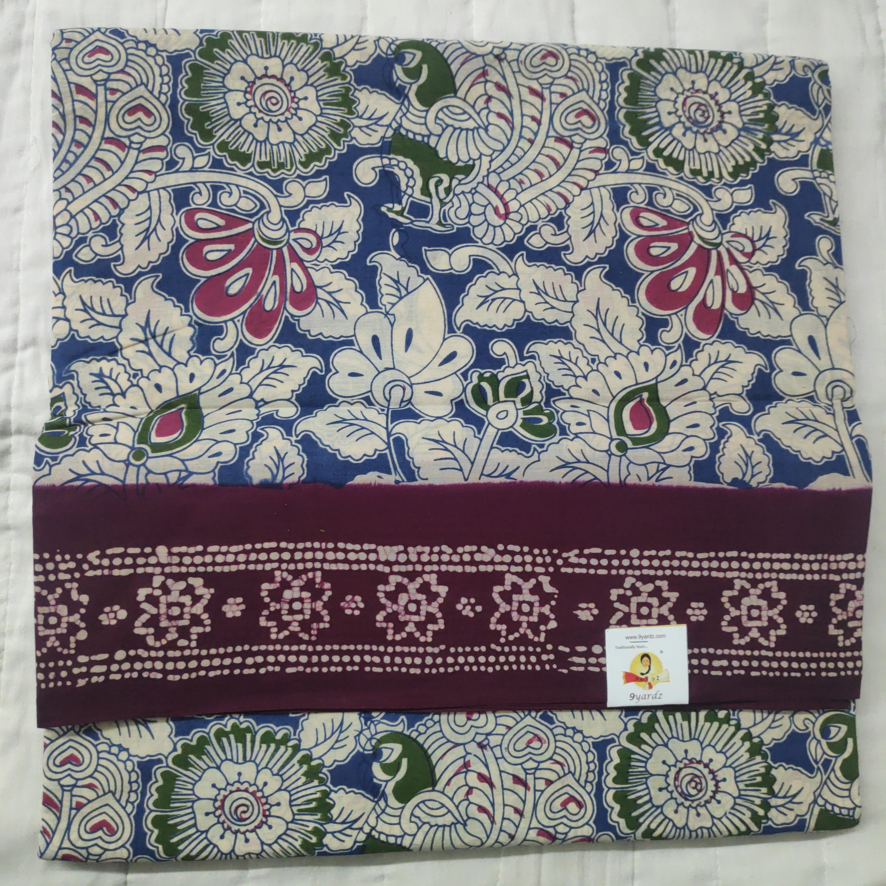 Colour Kalamkari Design- 10.5 yards