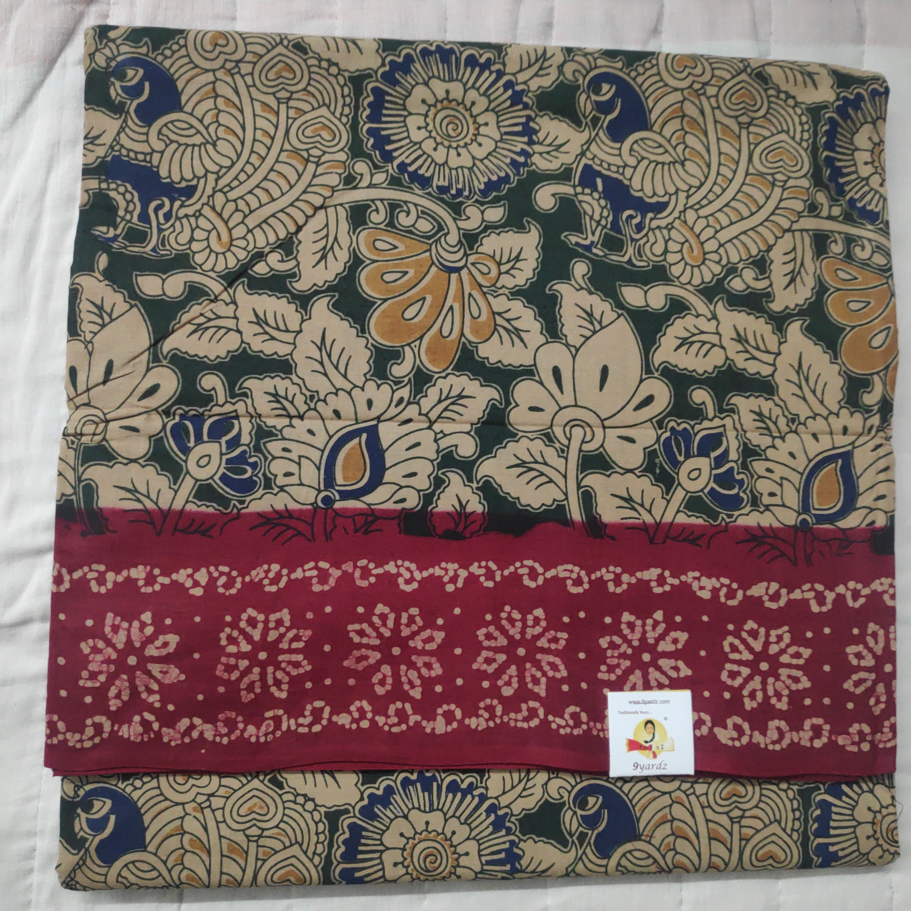 Colour Kalamkari Design- 10.5 yards