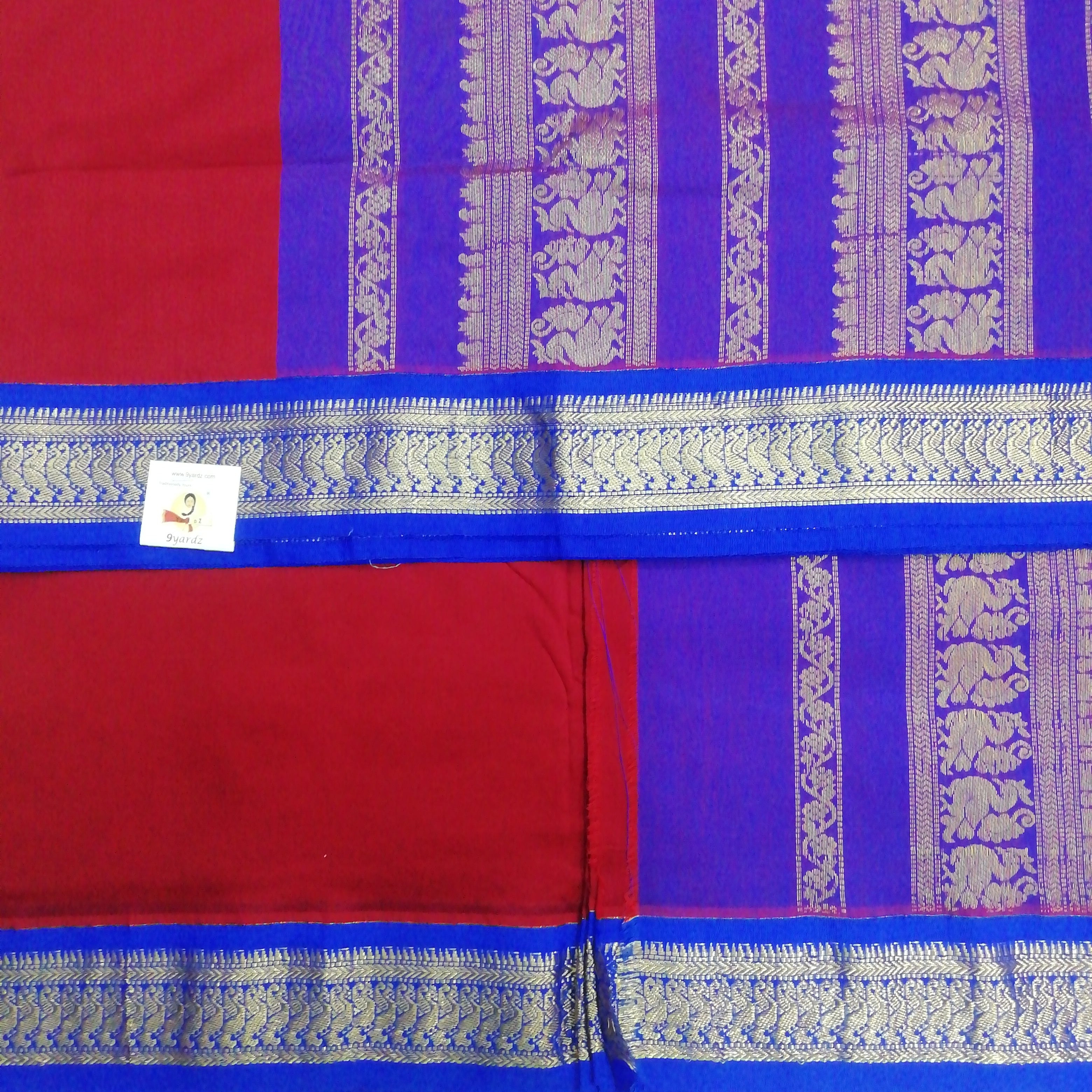 Kalyani Cotton 9 metres/ 10 yards approx Madisar