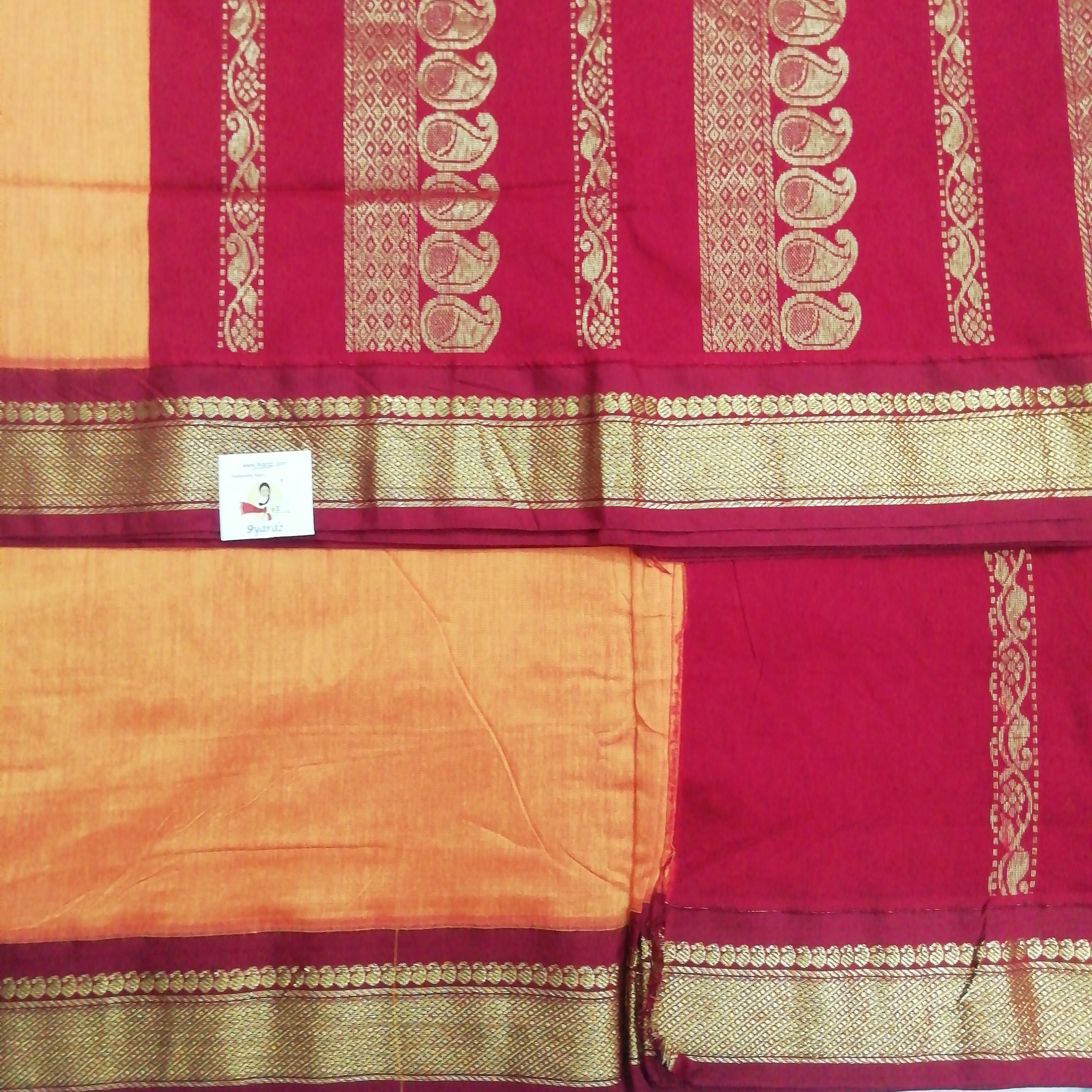 Kalyani Cotton 9 metres/ 10 yards approx Madisar