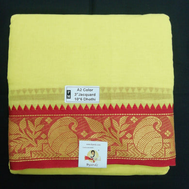 Nagari Cotton Colour Dhothi 10*6