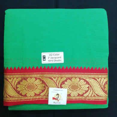 Nagari Cotton Colour Dhothi 10*6