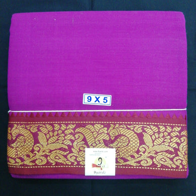 Nagari Cotton Colour Dhoti 9*5