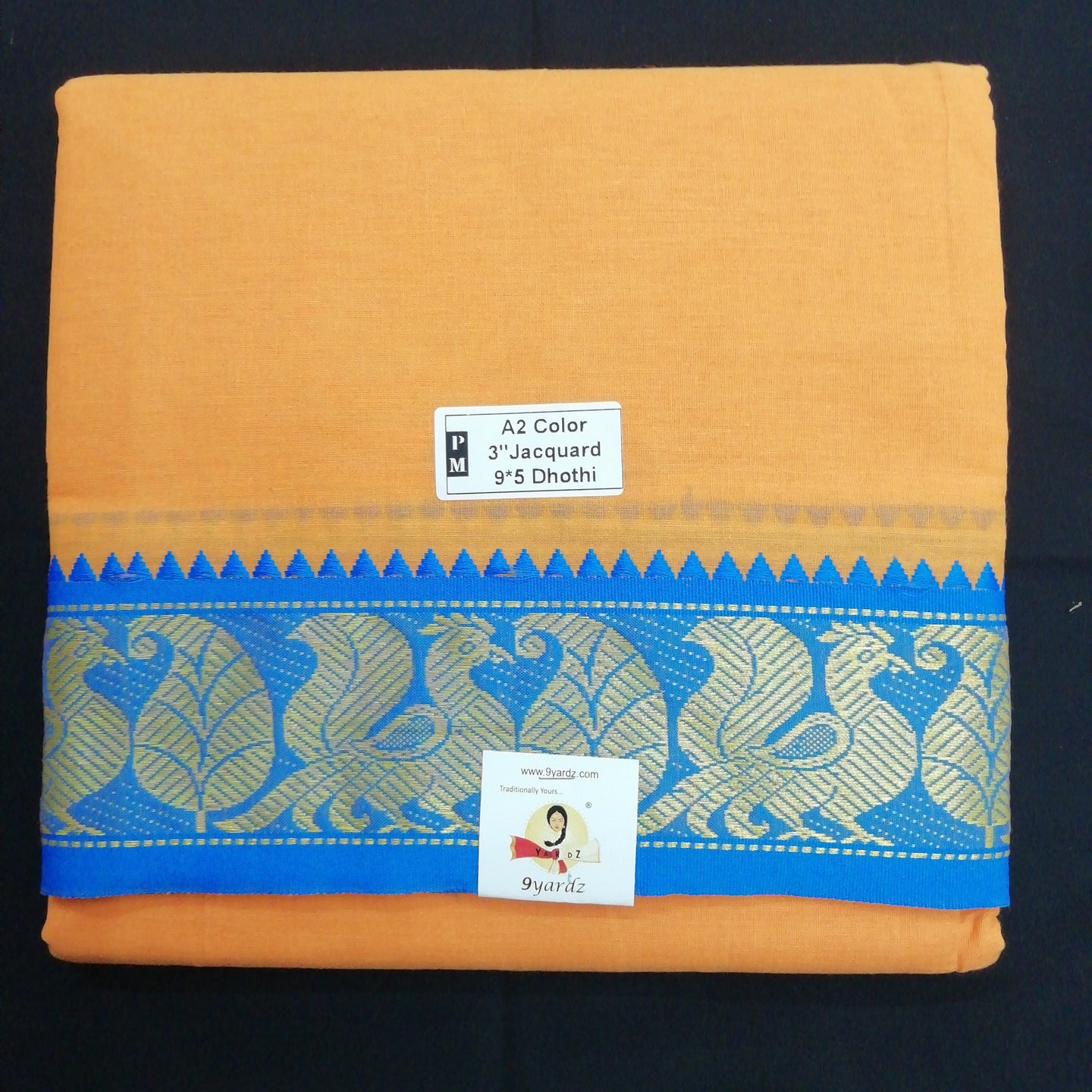 Nagari Cotton Colour Dhoti 9*5