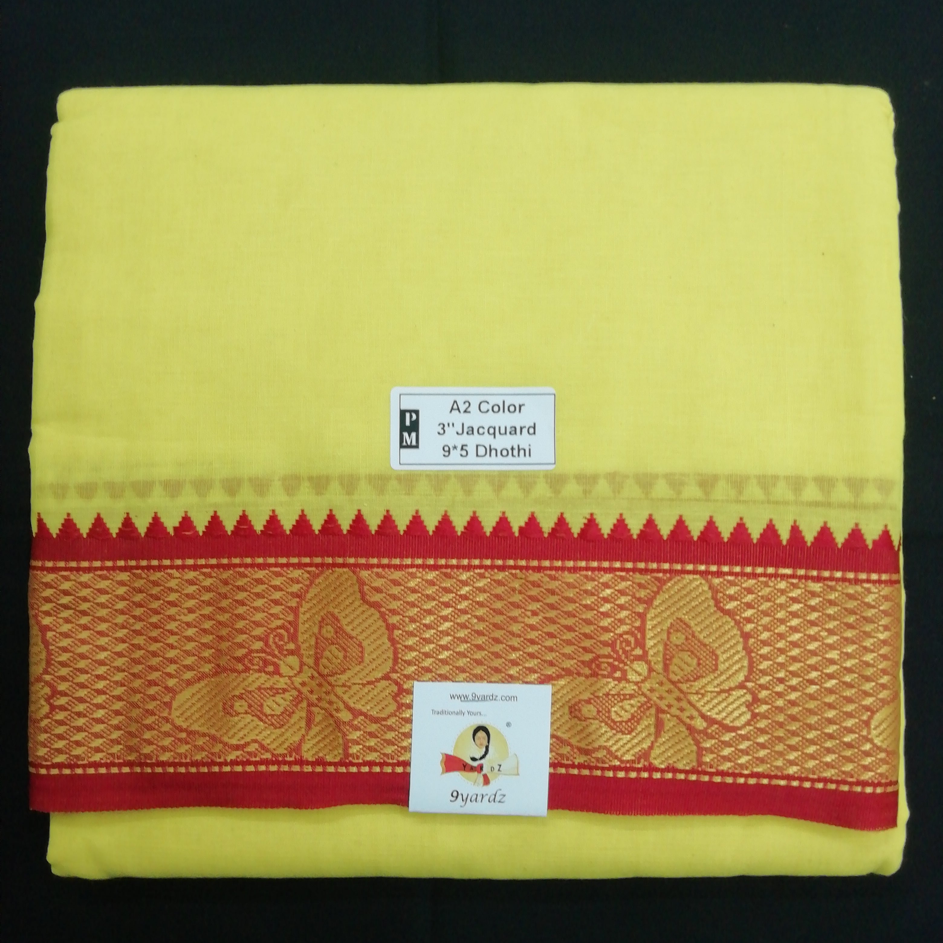 Nagari Cotton Colour Dhoti 9*5