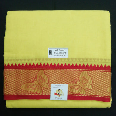 Nagari Cotton Colour Dhoti 9*5