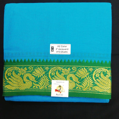 Nagari Cotton Colour Dhoti 9*5