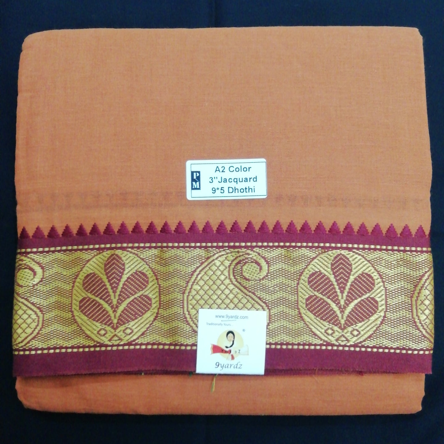 Nagari Cotton Colour Dhoti 9*5