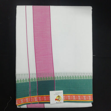 Dhoti 9*5 cotton Jacquard border