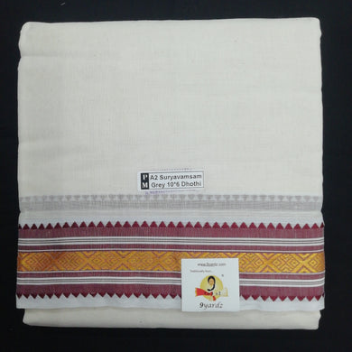 Nagari Cotton Dhothi 10*6