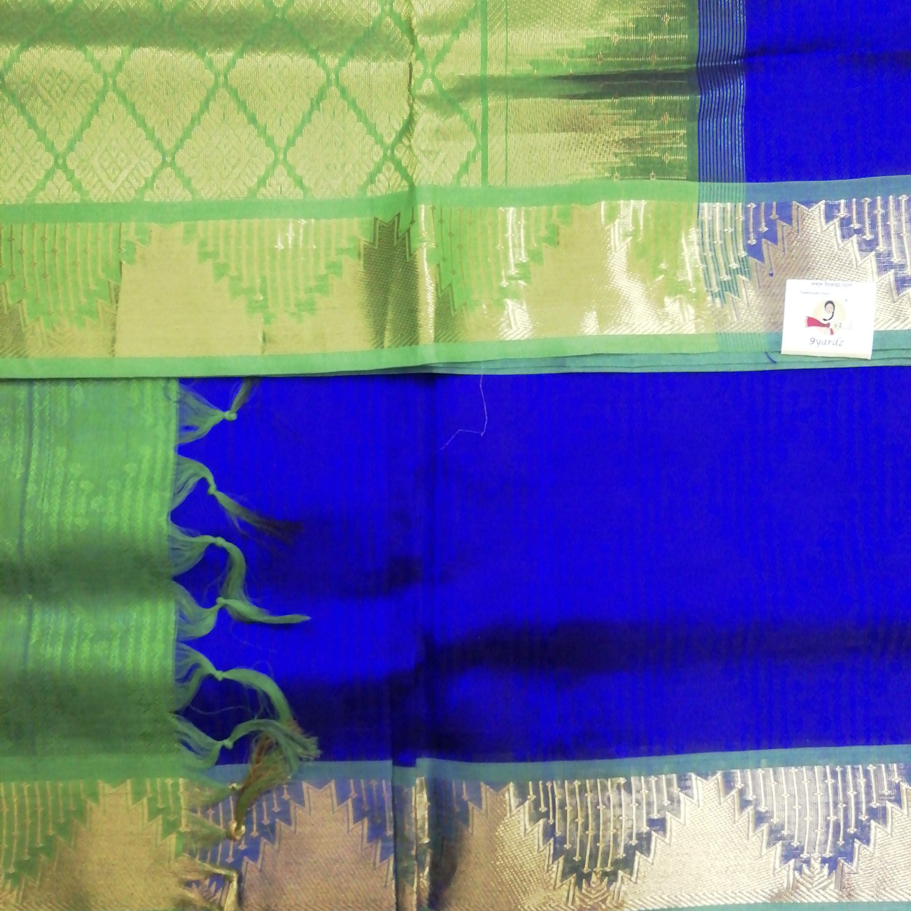 Pure silk cotton- embossed, 10 yards madisar