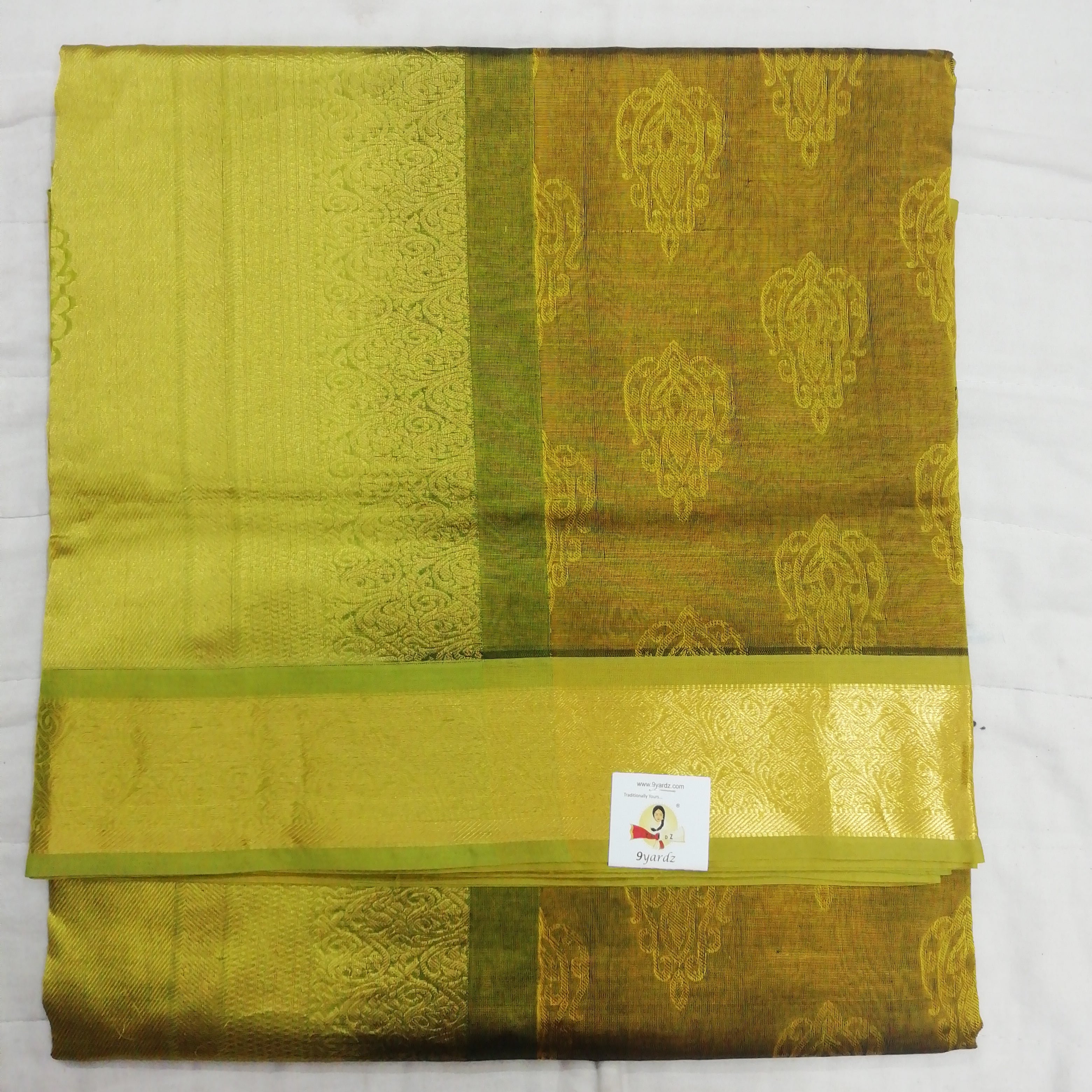 Pure silk cotton- embossed, 10 yards madisar