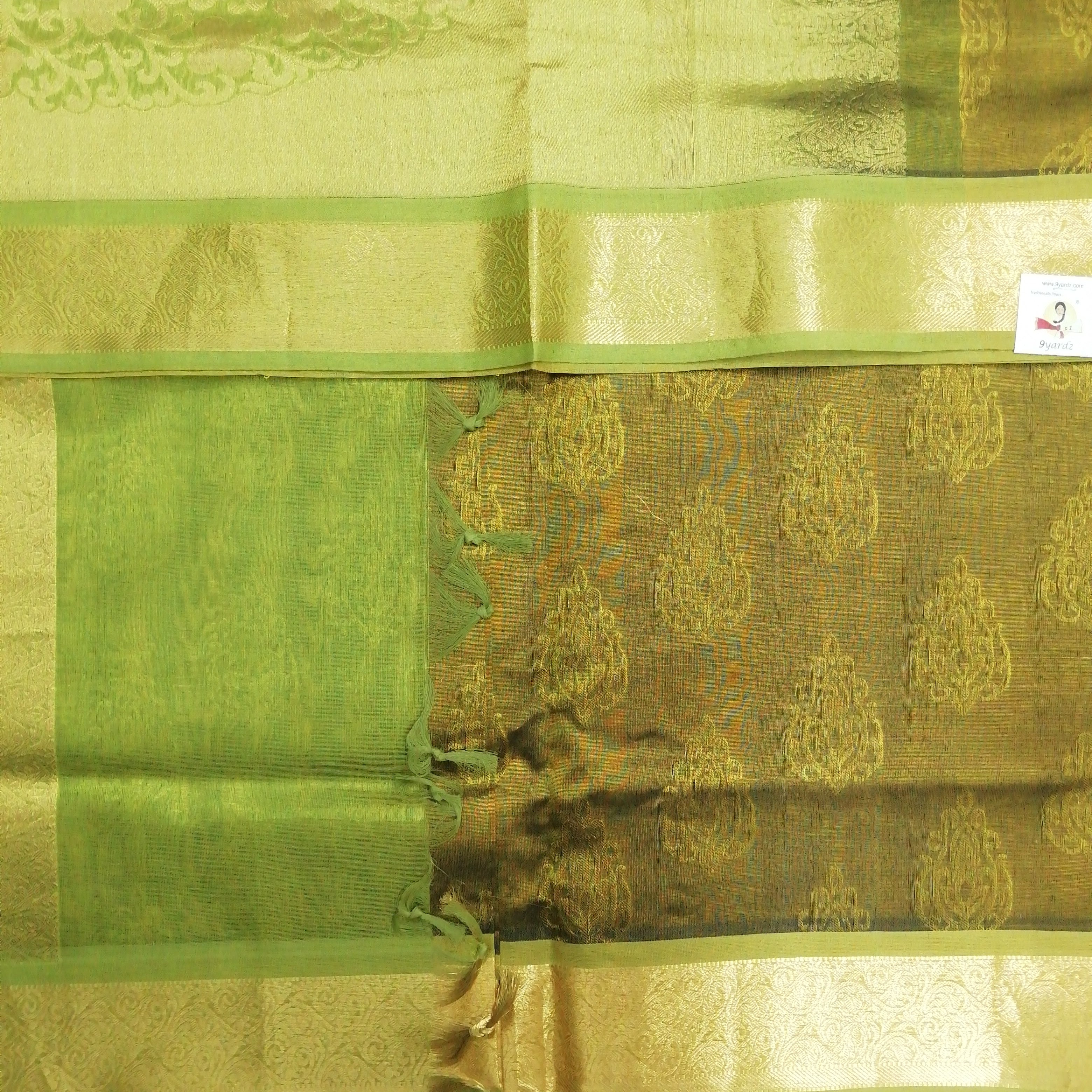 Pure silk cotton- embossed, 10 yards madisar
