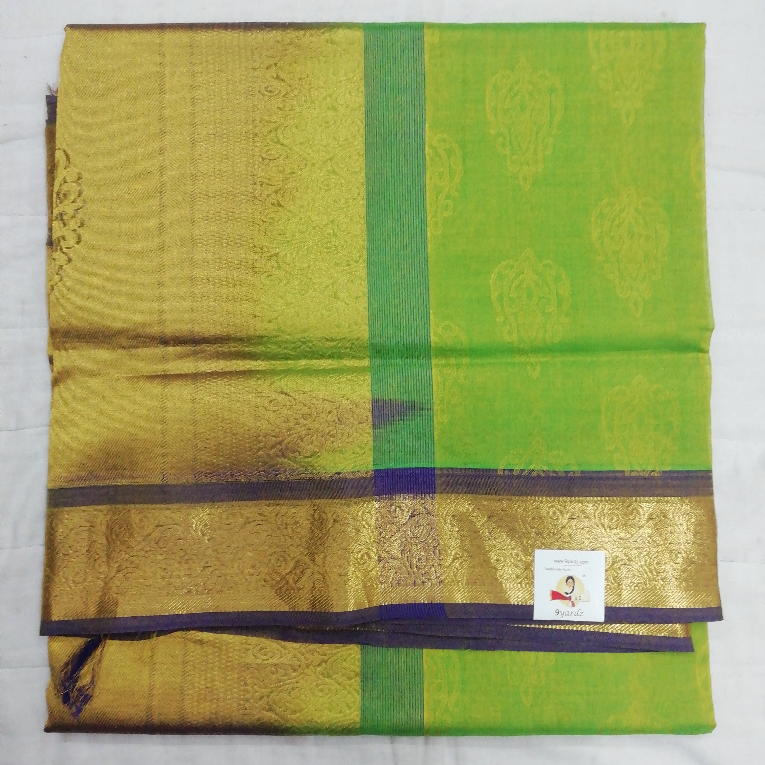 Pure silk cotton- embossed, 10 yards madisar