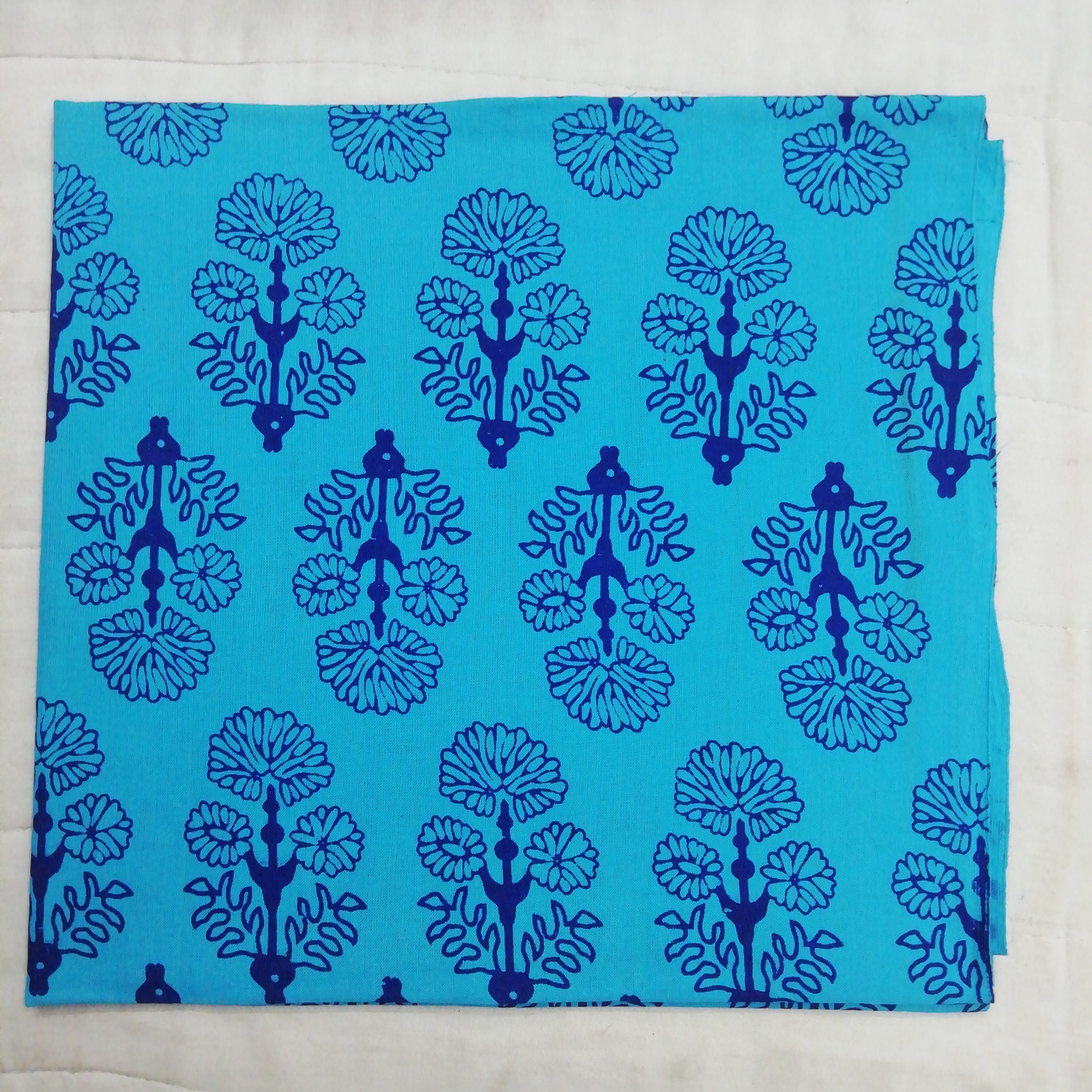 Printed cotton blouse bits