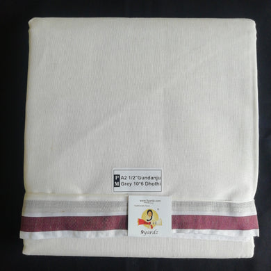 Cotton  Dhothi 10*6 Unbleached