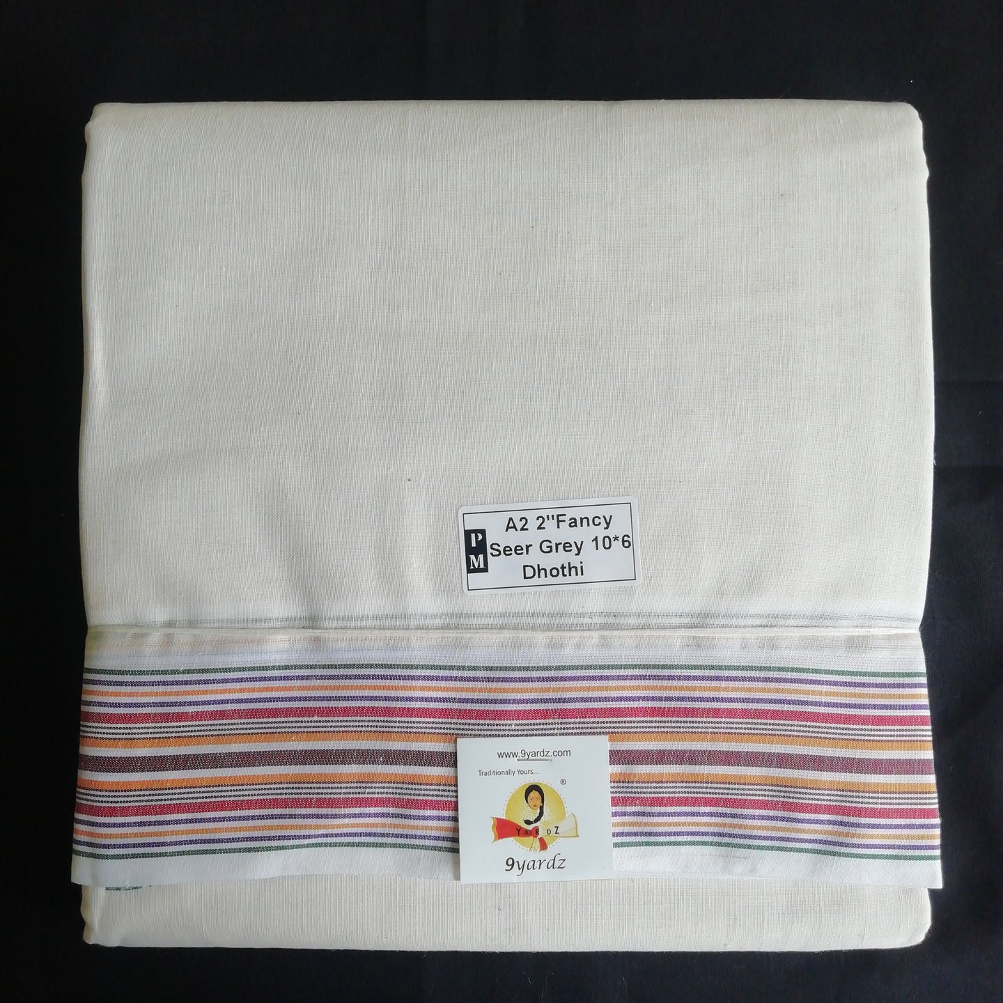 Nagari Cotton Dhothi 10*6