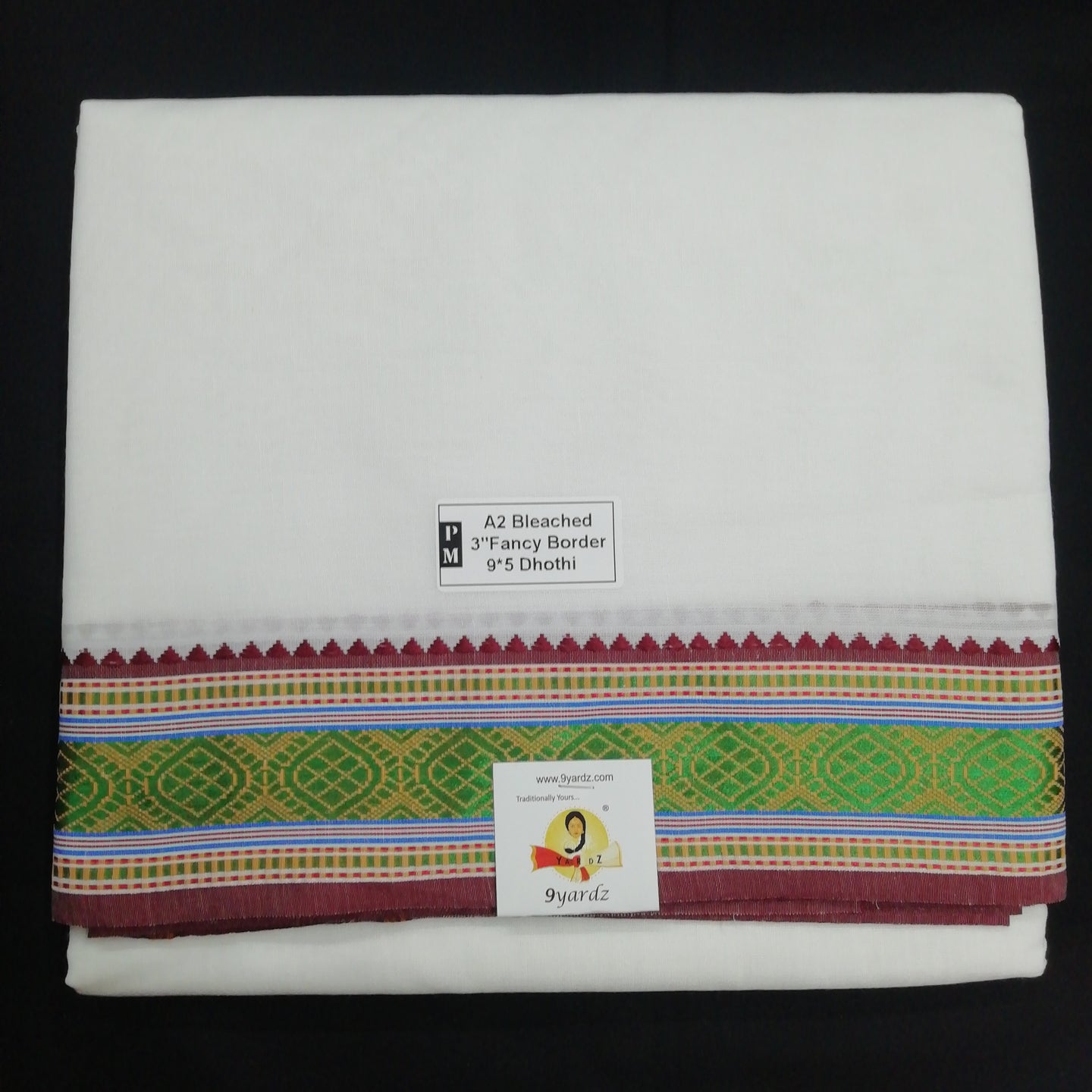 Nagari Cotton dhoti 9*5 Dhoti