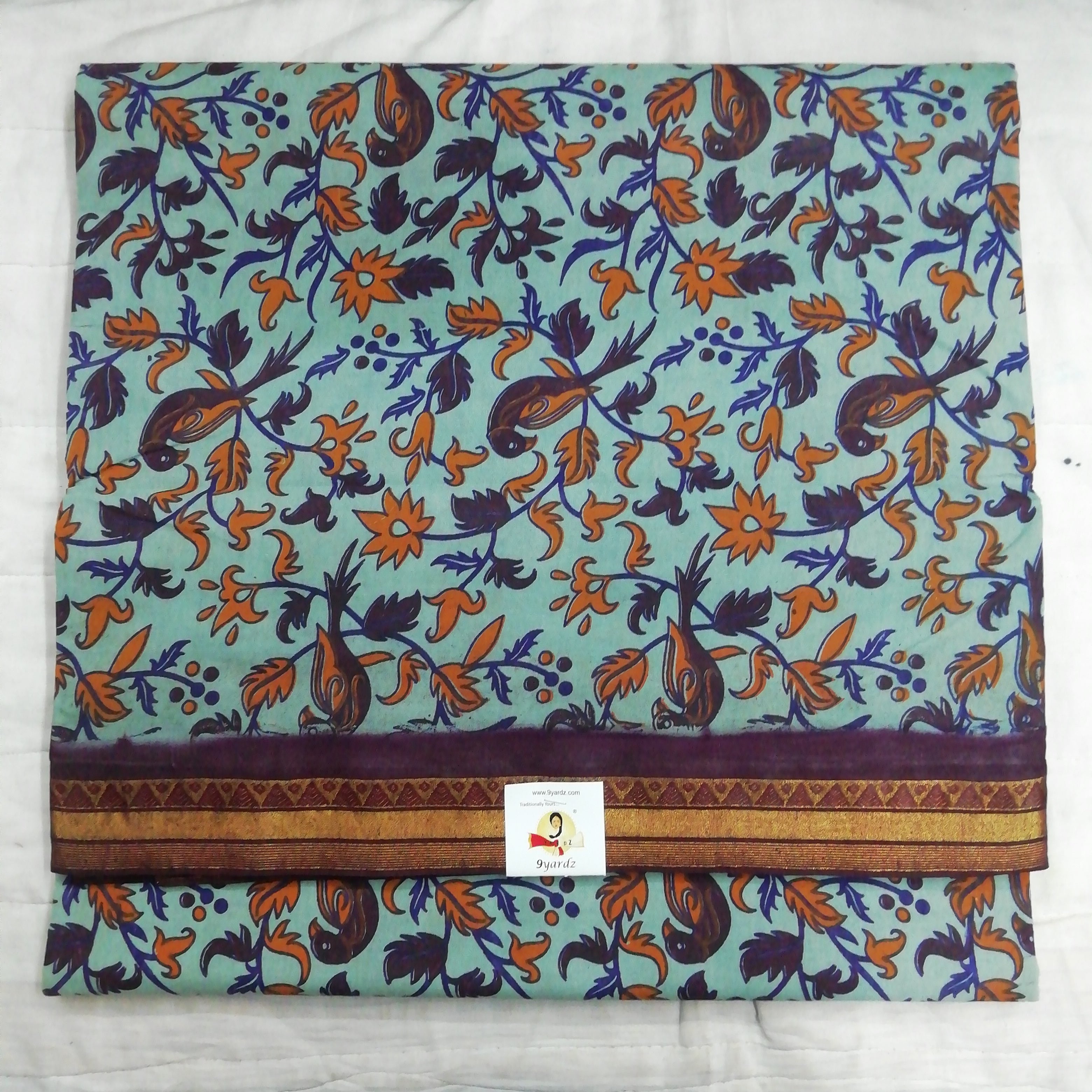 Colour Kalamkari Design- 10.5 yards