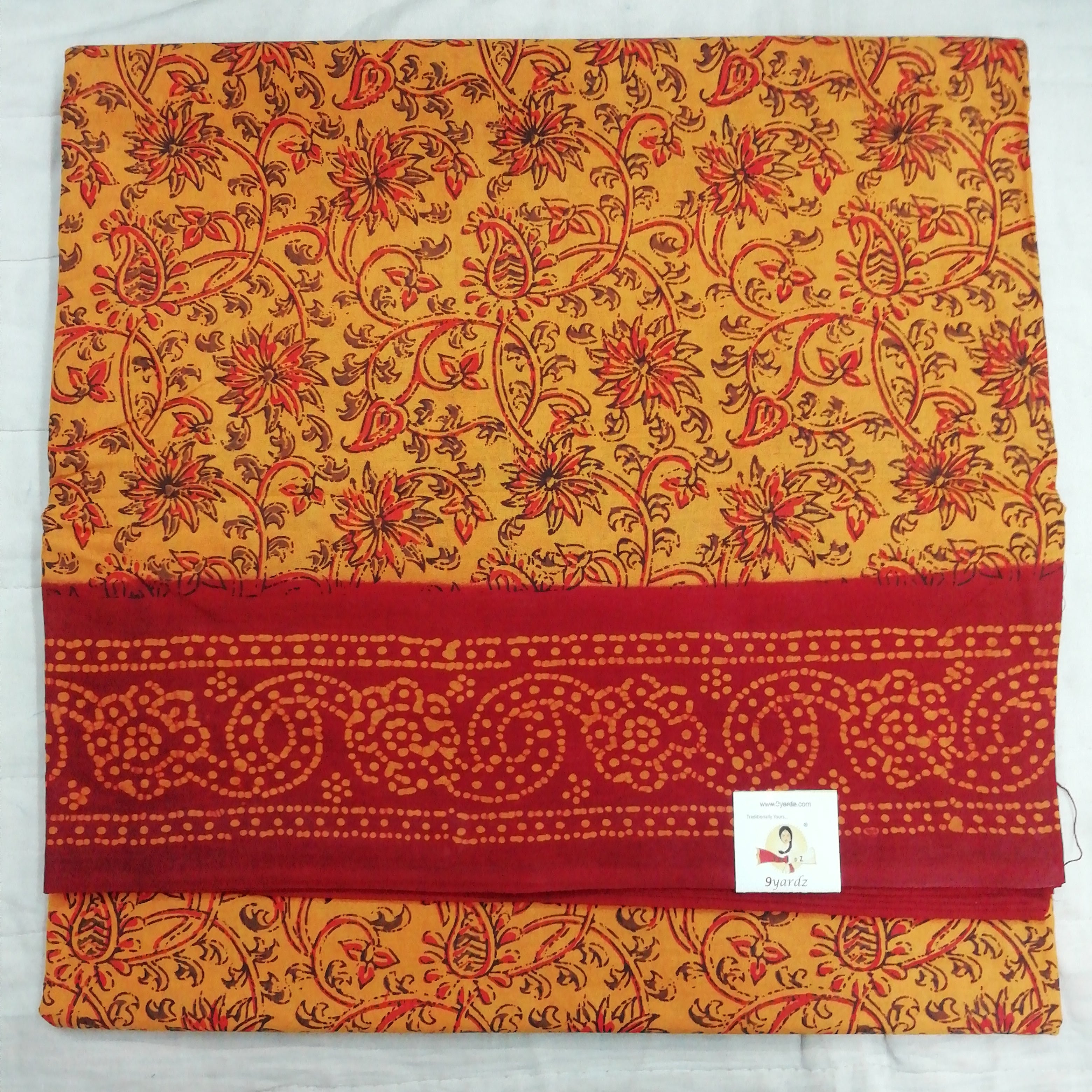 Colour Kalamkari Design- 10.5 yards