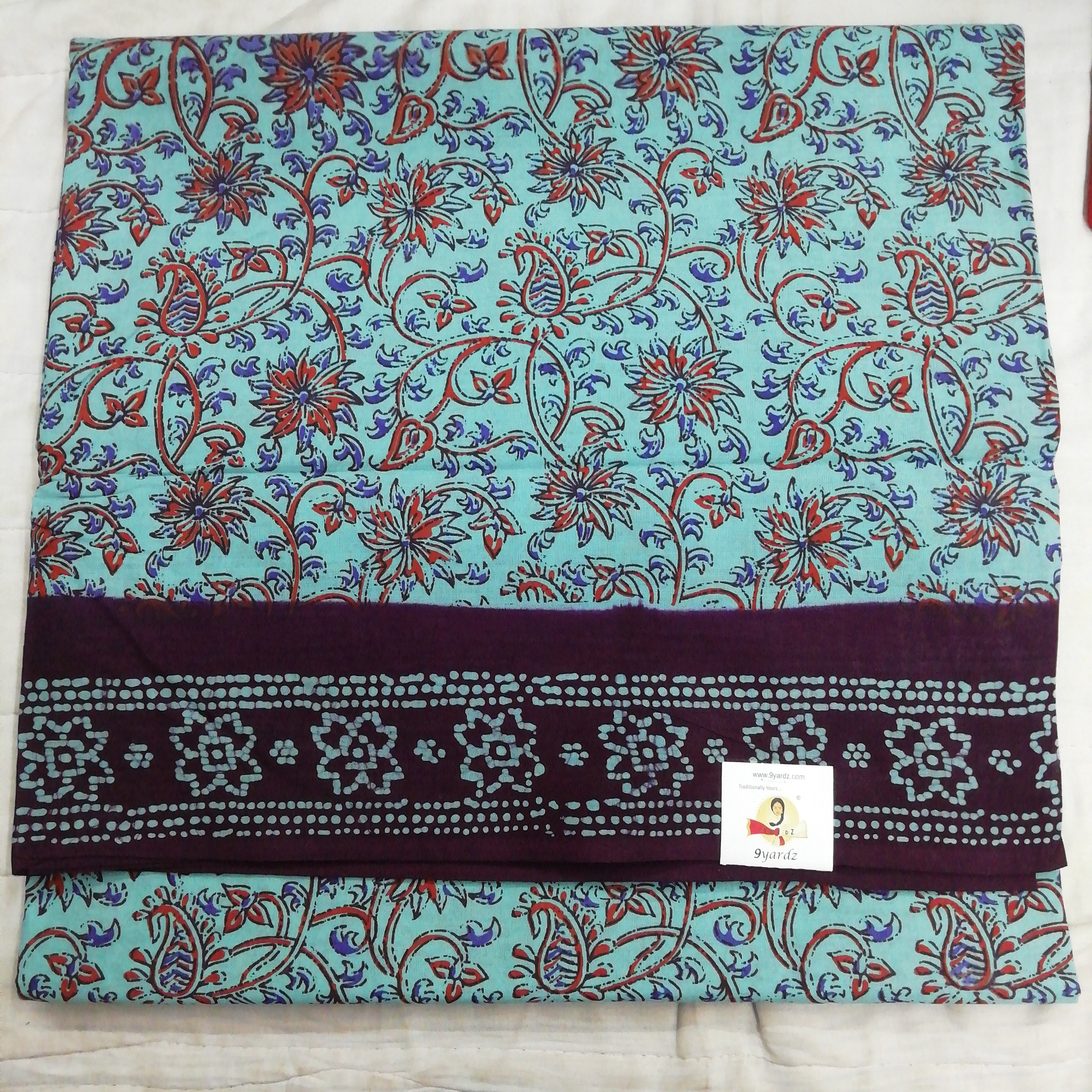 Colour Kalamkari Design- 10.5 yards