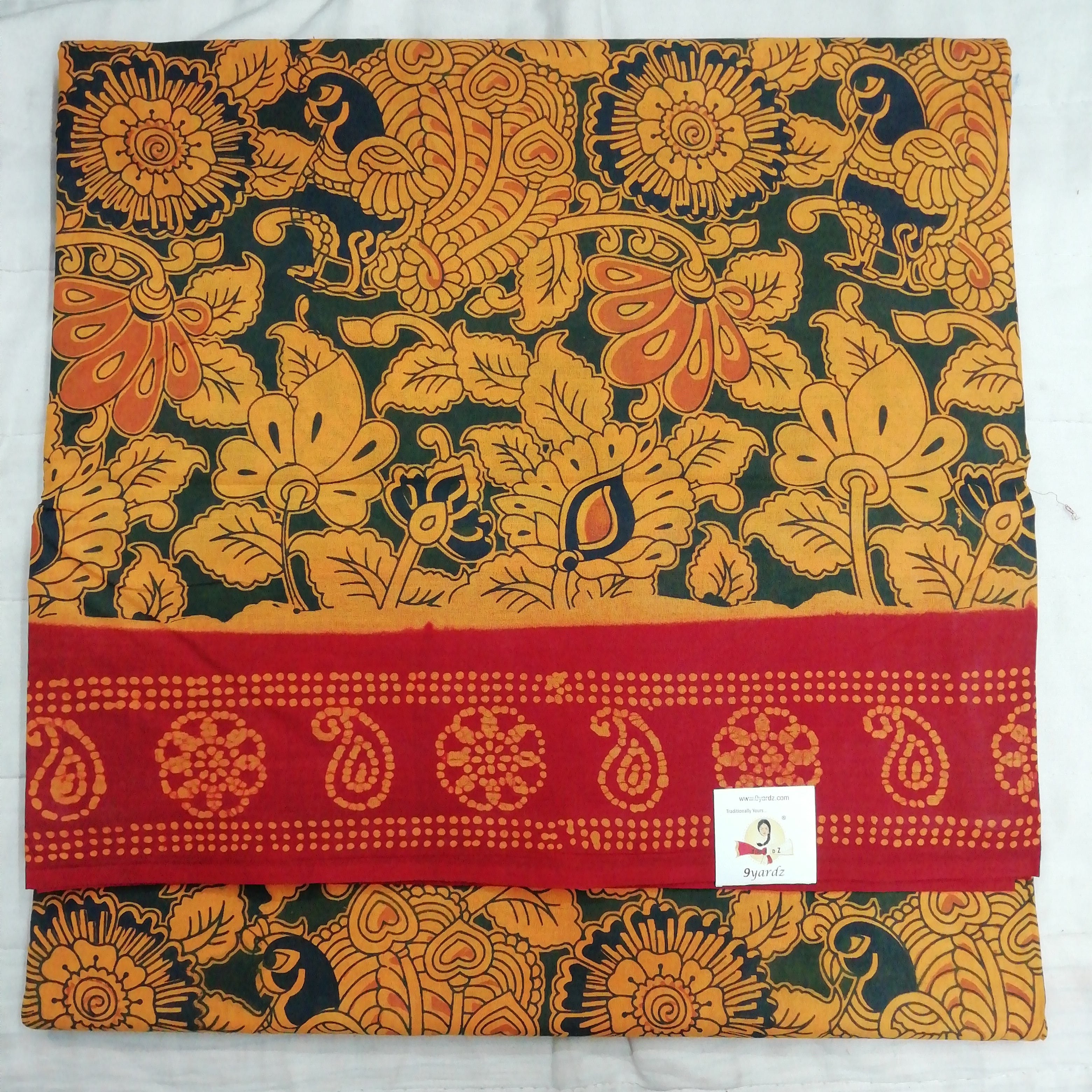 Colour Kalamkari Design- 10.5 yards