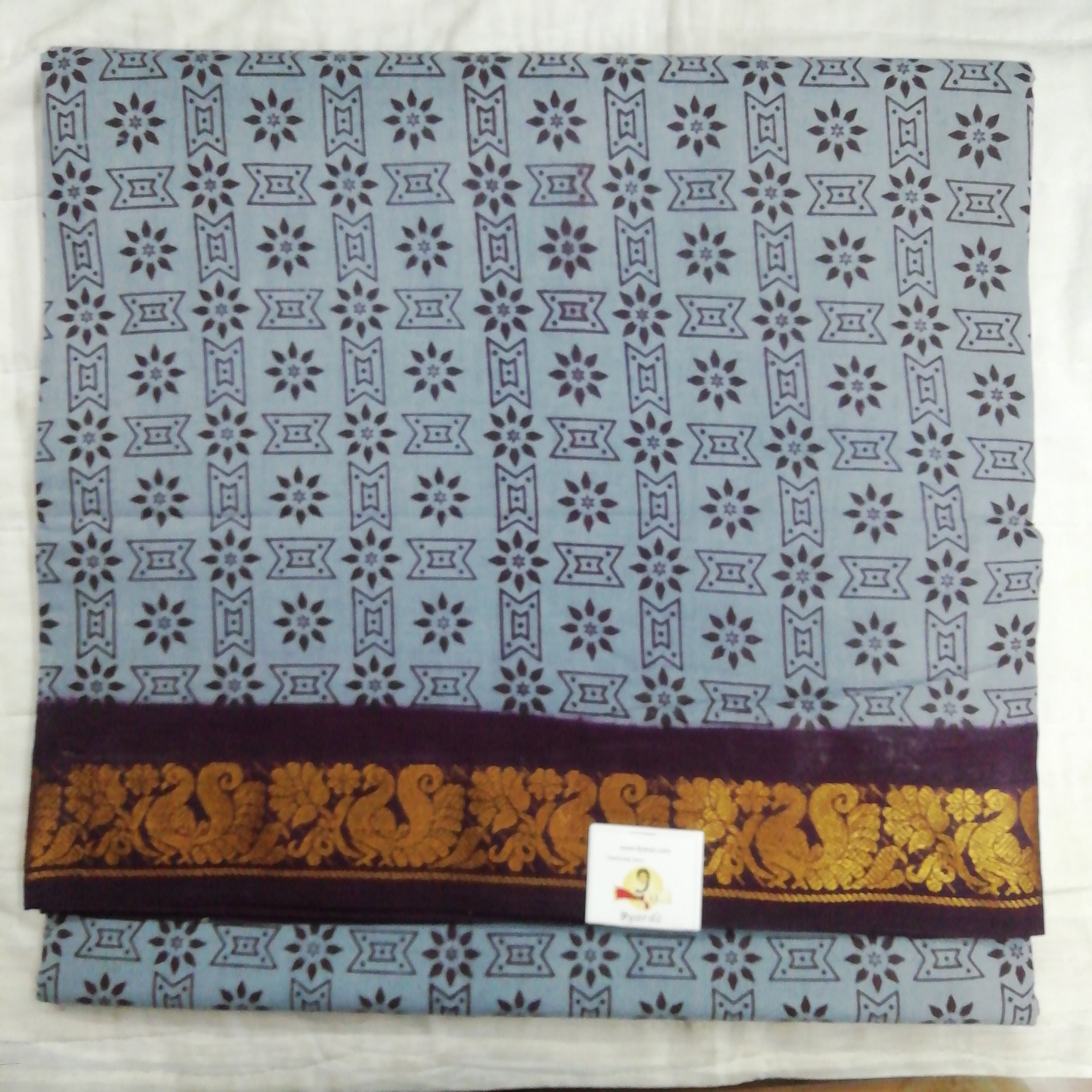 Sungudi cotton 10.5 yards madisar