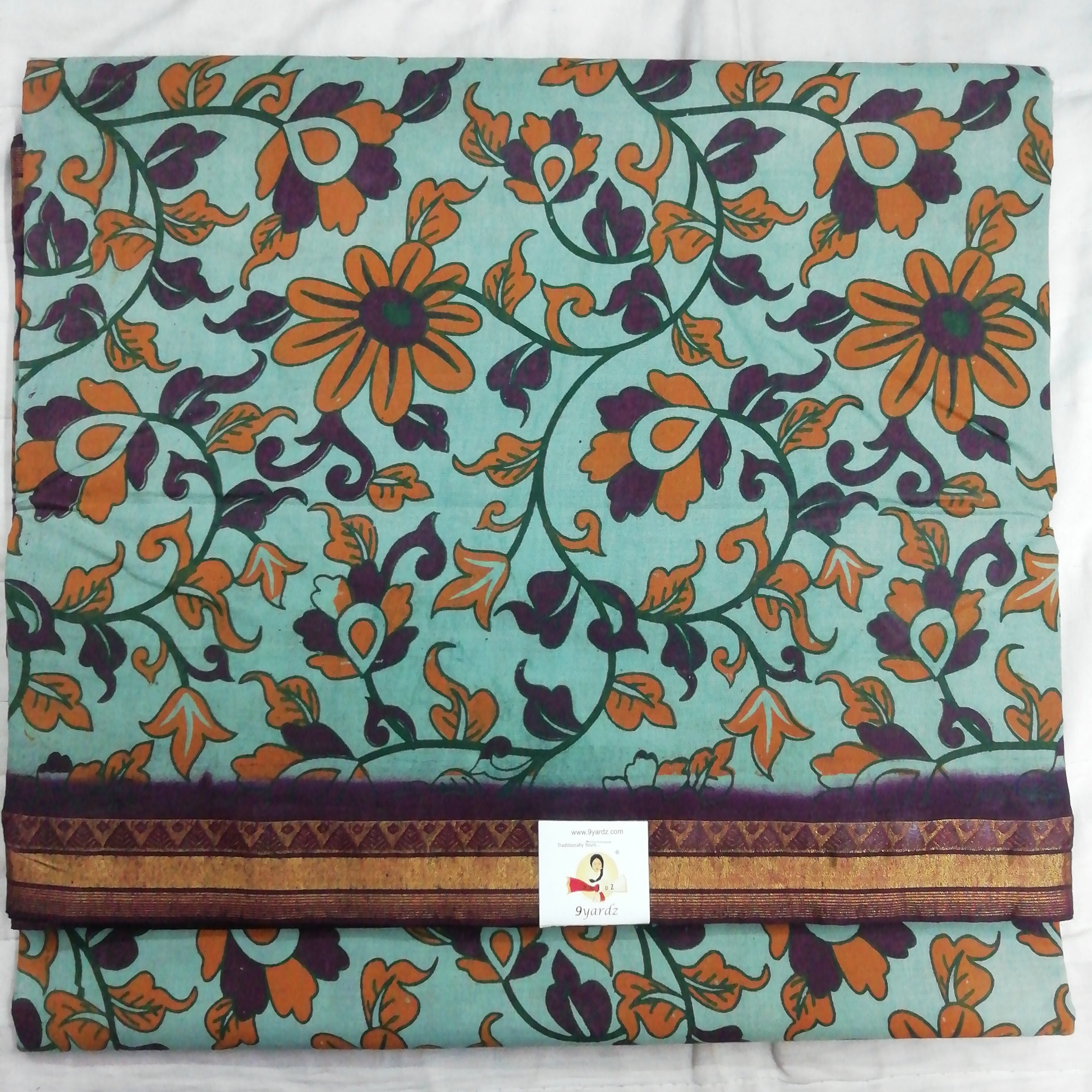 Colour Kalamkari Design- 10.5 yards