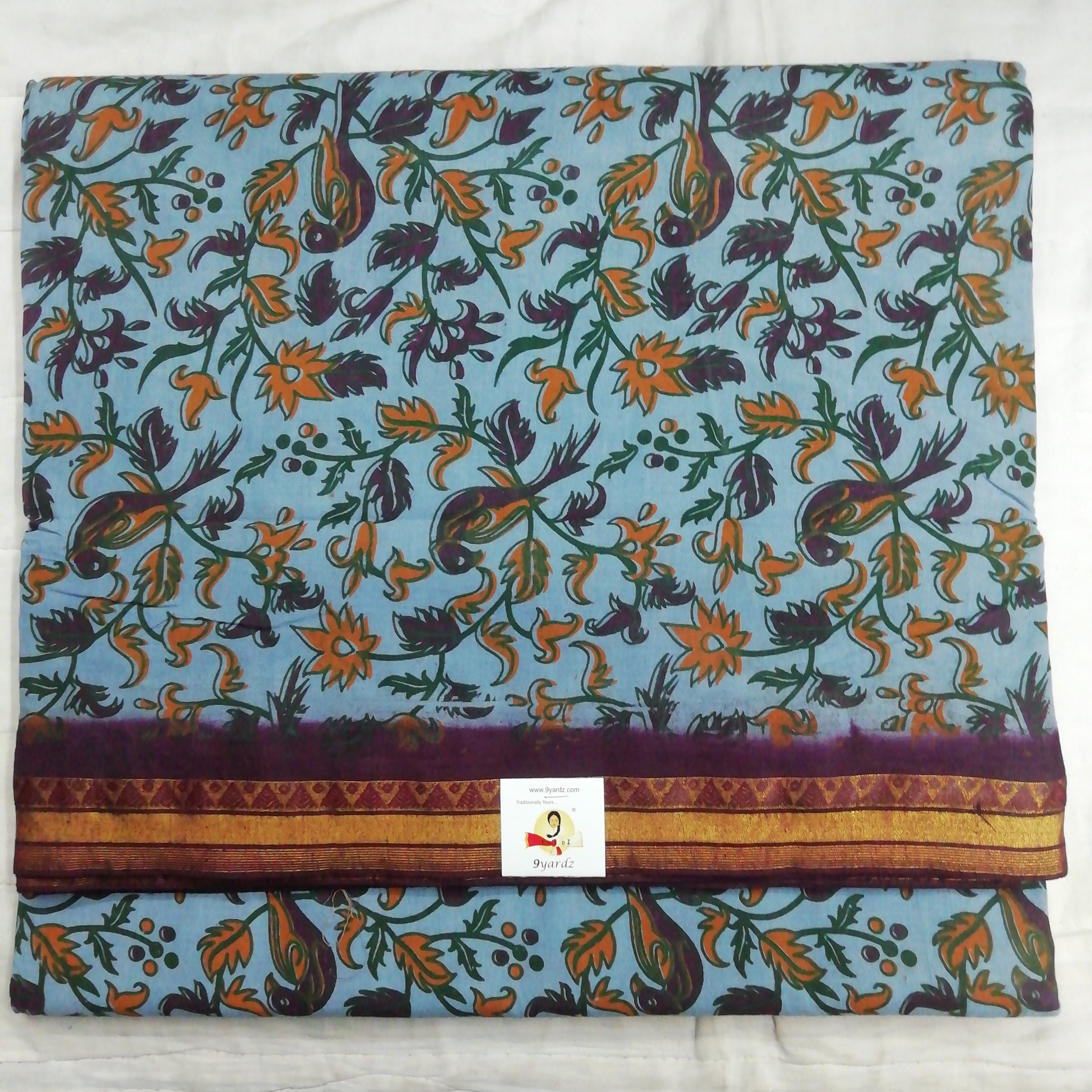 Colour Kalamkari Design- 10.5 yards